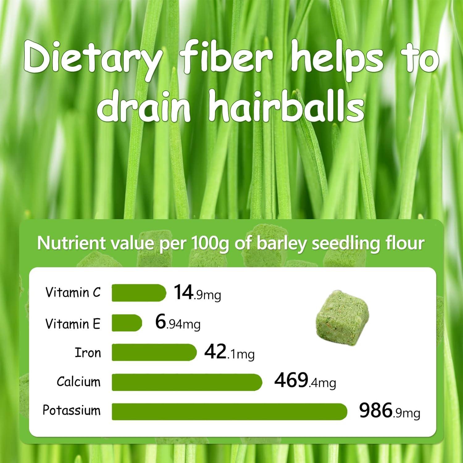 Golosinas de Hierba para Gatos HavenJanny 60g - Salud Oral y Control de Bolas de Pelo