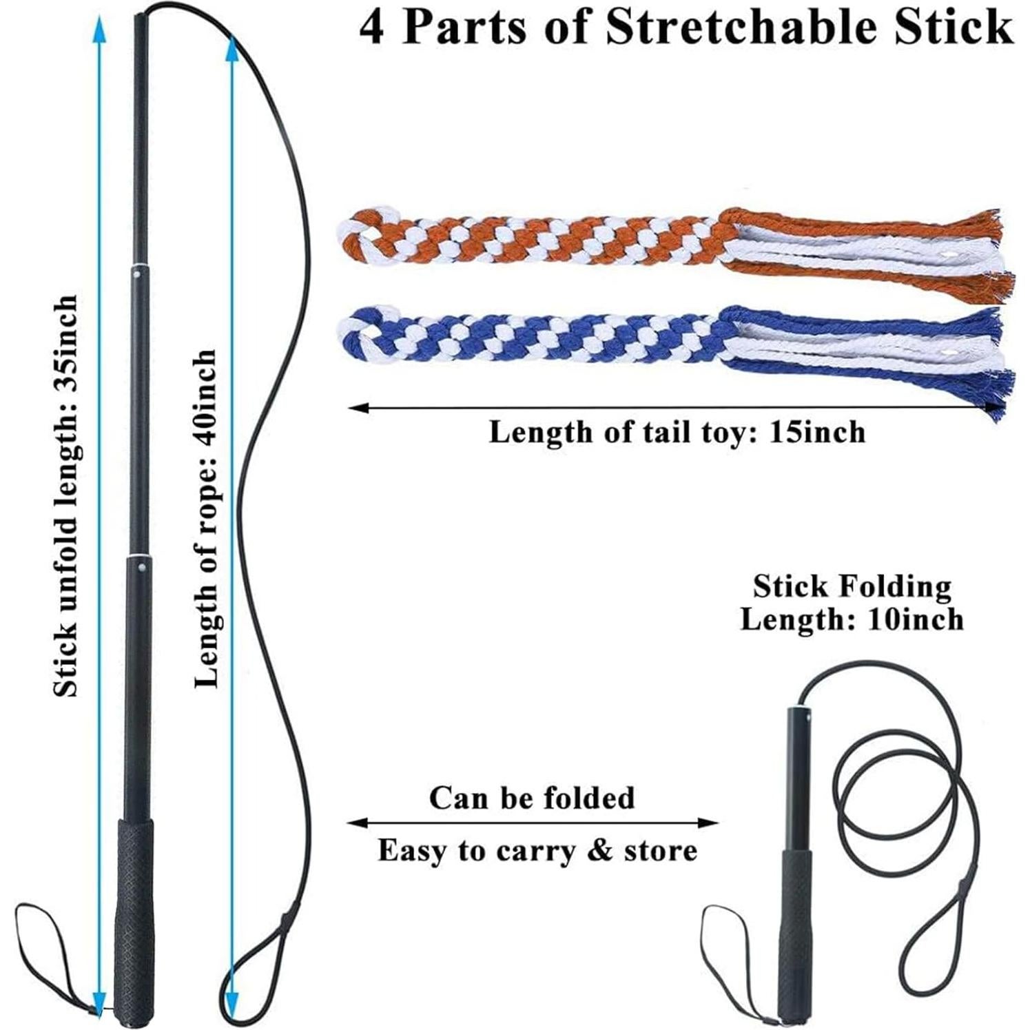 Juguete Interactivo para Perros ASOCEA Varita Extensible 88.9 cm