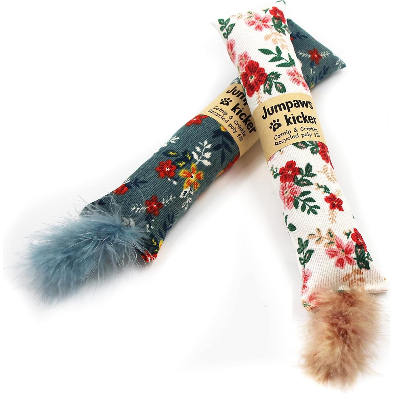 Paquete de 2 Juguetes Interactivos para Gato Jumpaws Floral