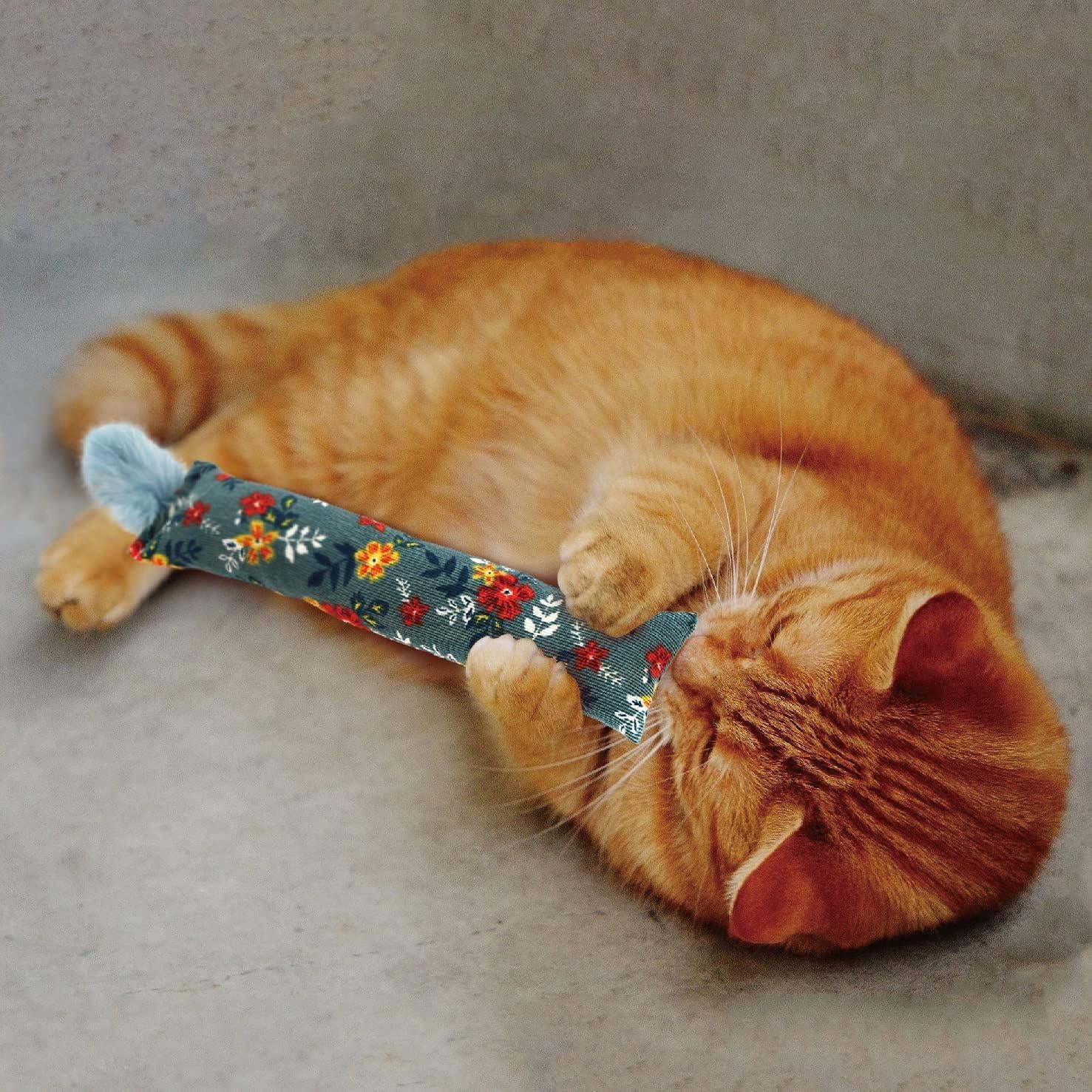 Paquete de 2 Juguetes Interactivos para Gato Jumpaws Floral