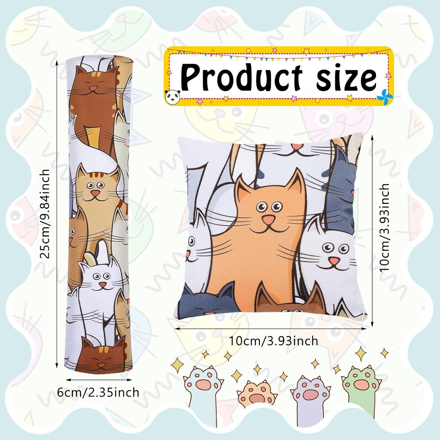 Juguetes para Gatos Hungdao - 8 Piezas con Hierba Gatera