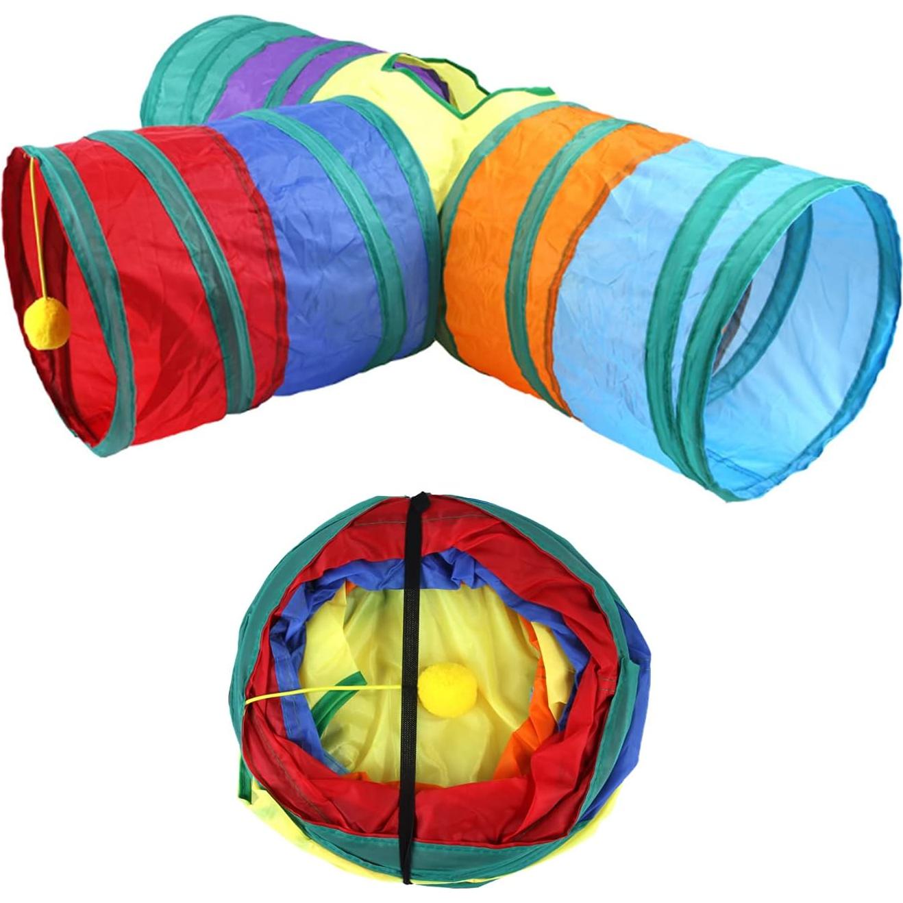 Kit de Juguetes para Gatos ISMARTEN 32 Piezas con Túnel