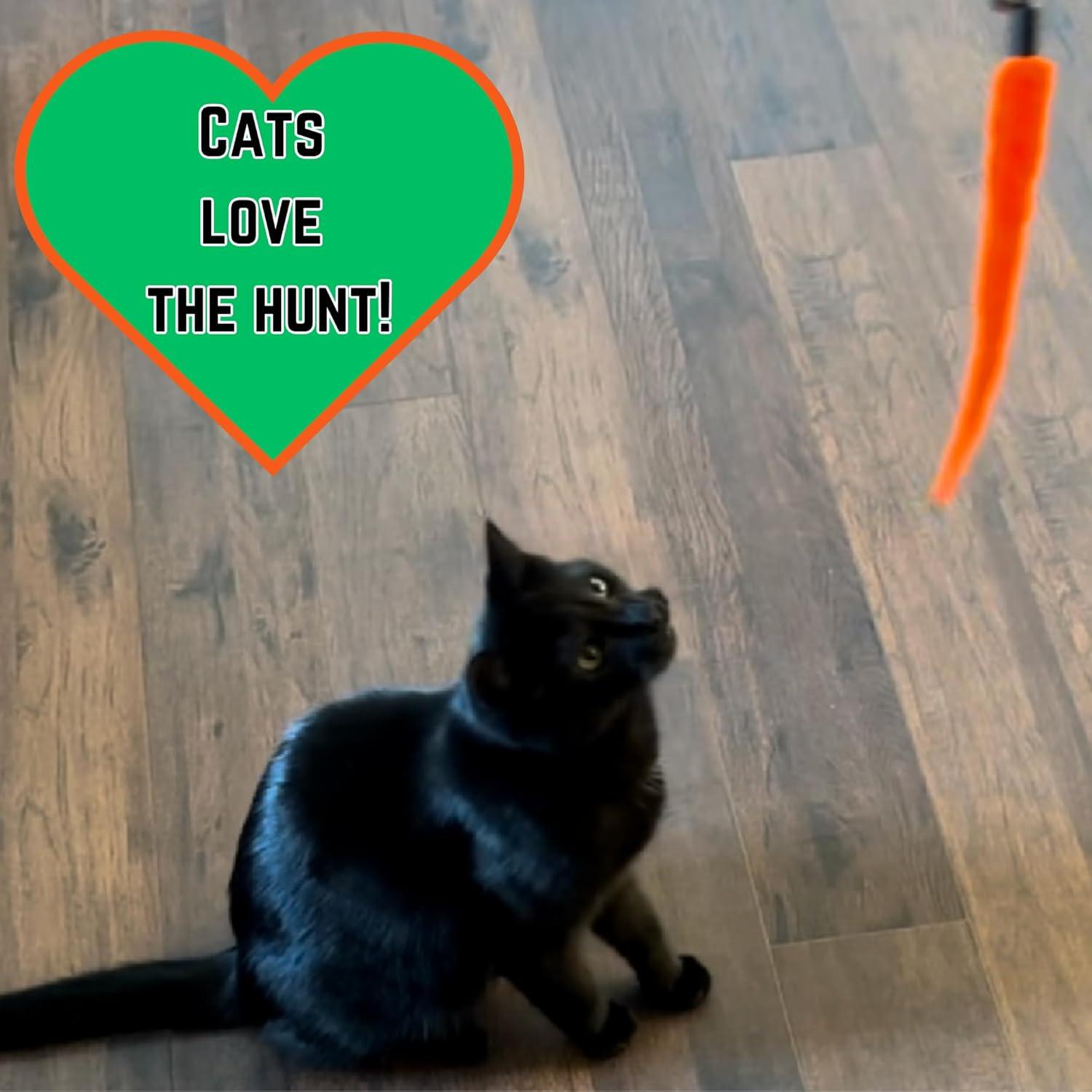 Varita Interactiva para Gatos Smokey's Stash 2pc con Plumas