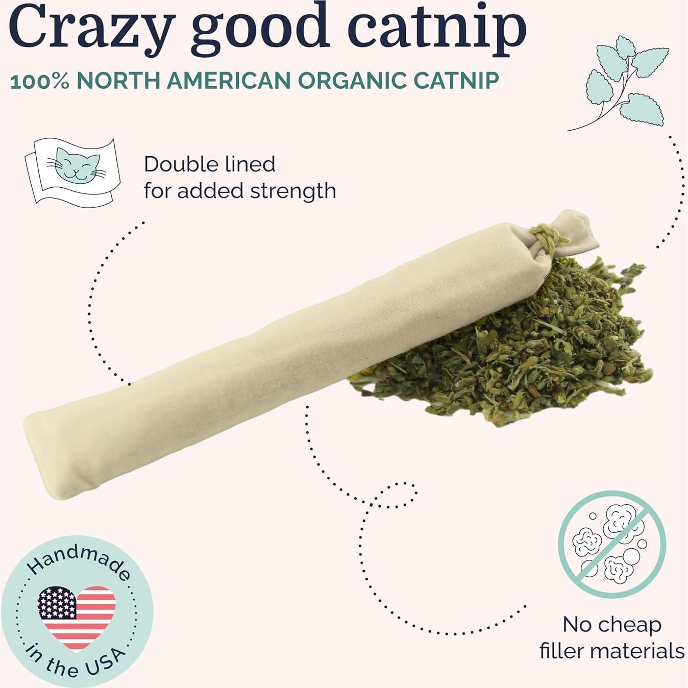 Juguete para Gatos Hepper Stick con Catnip Orgánico 15cm