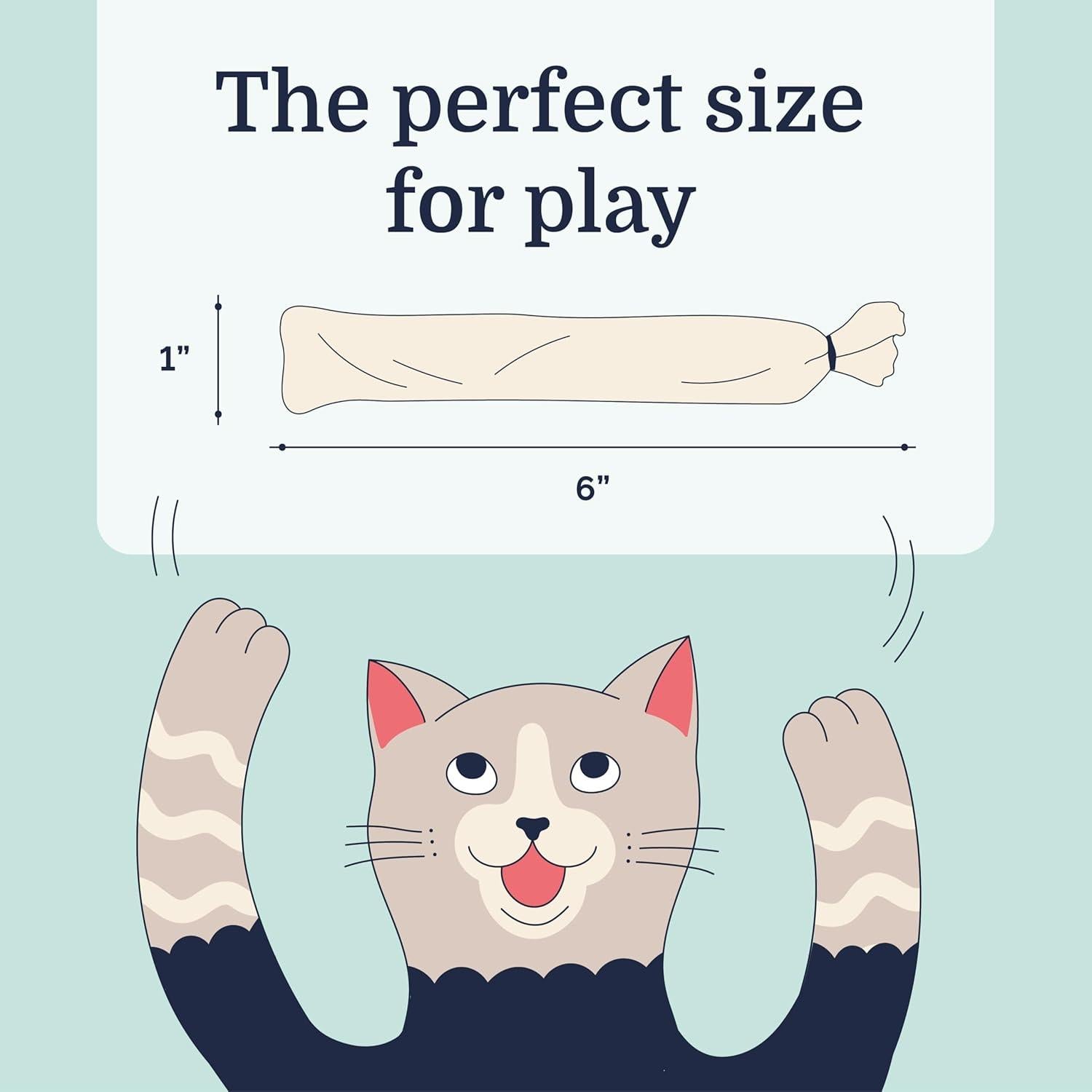 Juguete para Gatos Hepper Stick con Catnip Orgánico 15cm