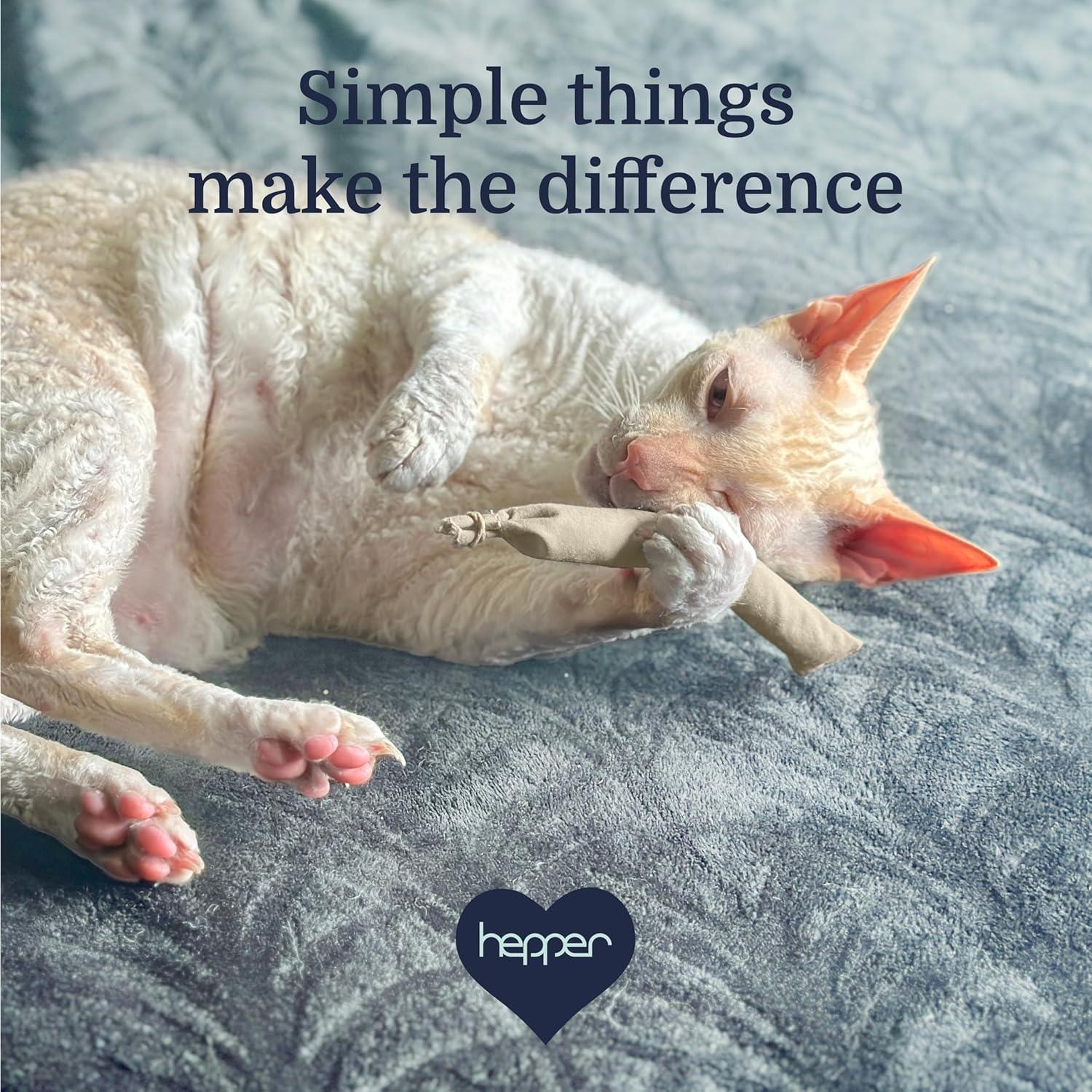 Juguete para Gatos Hepper Stick con Catnip Orgánico 15cm