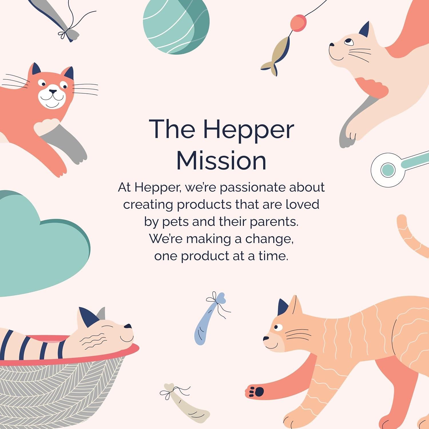 Juguete para Gatos Hepper Stick con Catnip Orgánico 15cm