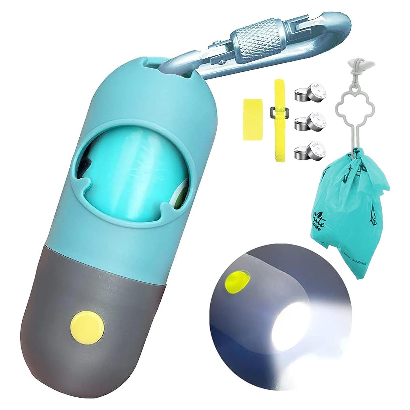 Dispensador de bolsas para excremento de perro Infinite Node con linterna LED