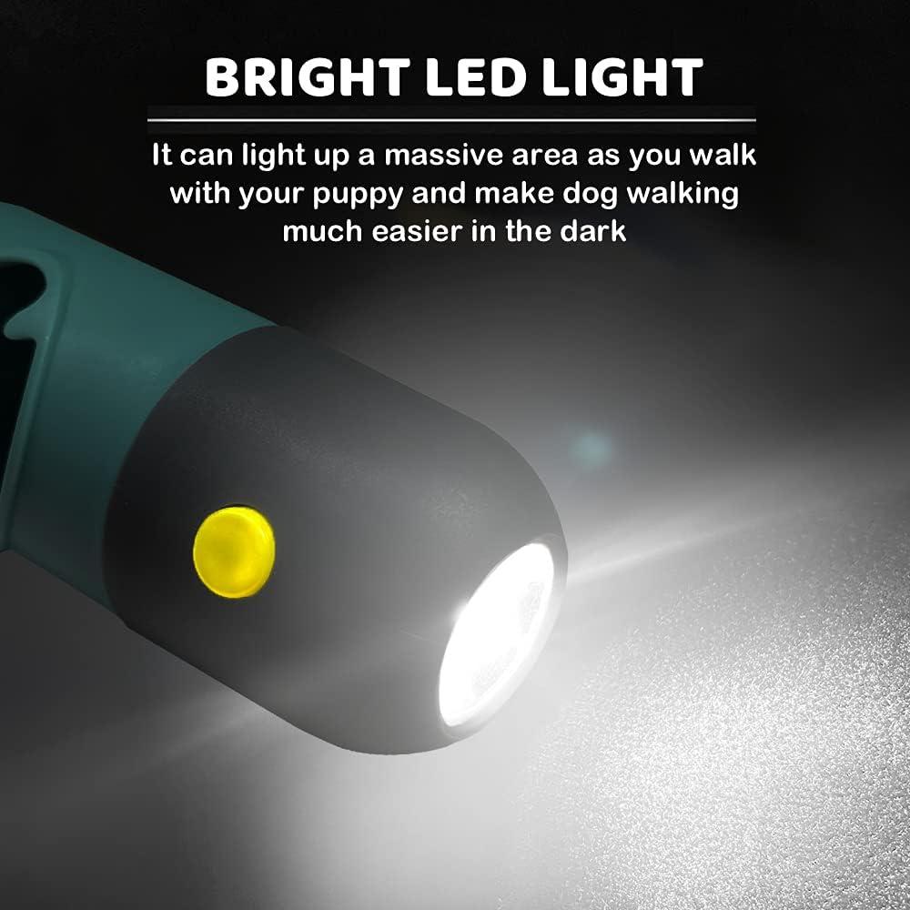 Dispensador de bolsas para excremento de perro Infinite Node con linterna LED