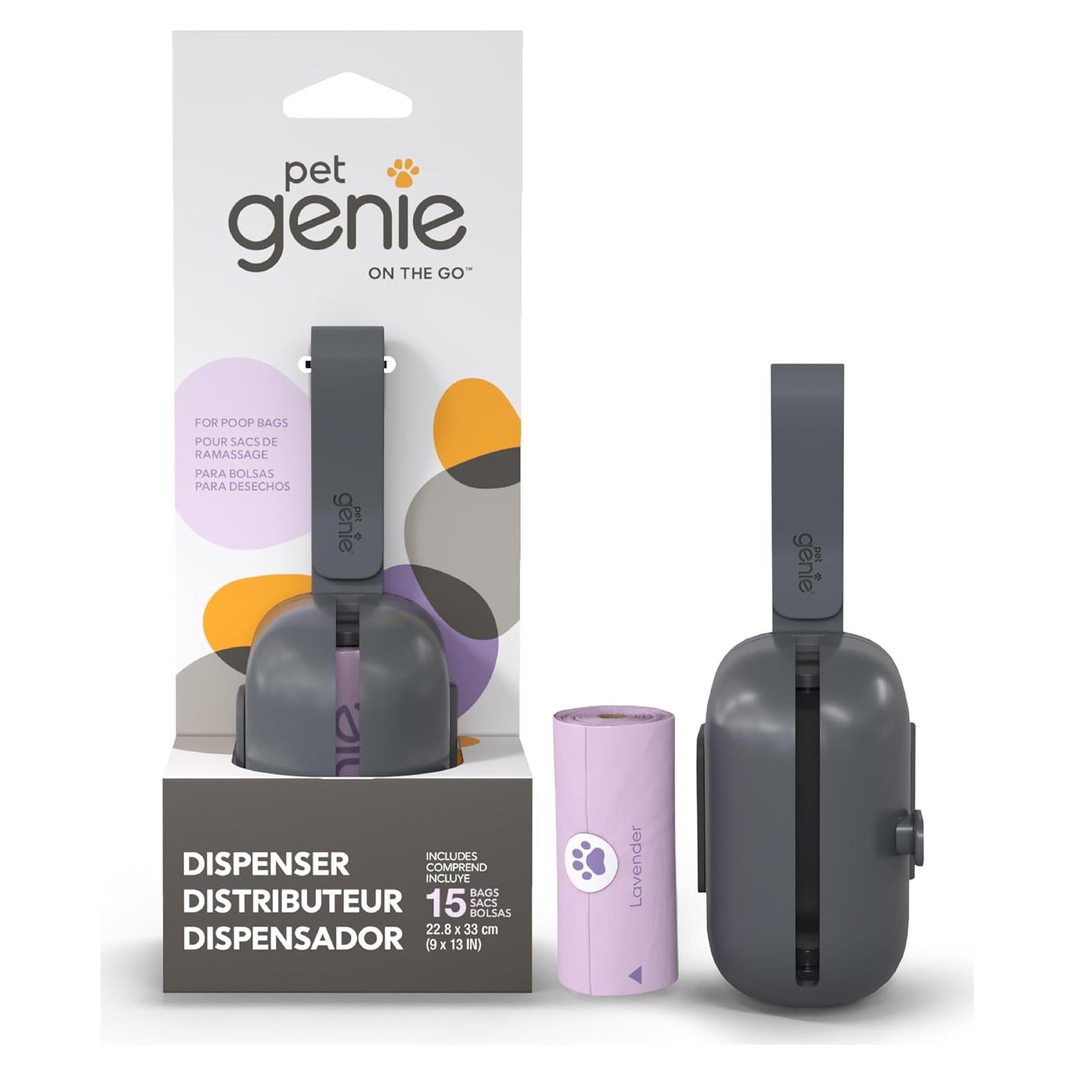 Dispensador de bolsas de excremento para perros Angelcare 15 unidades