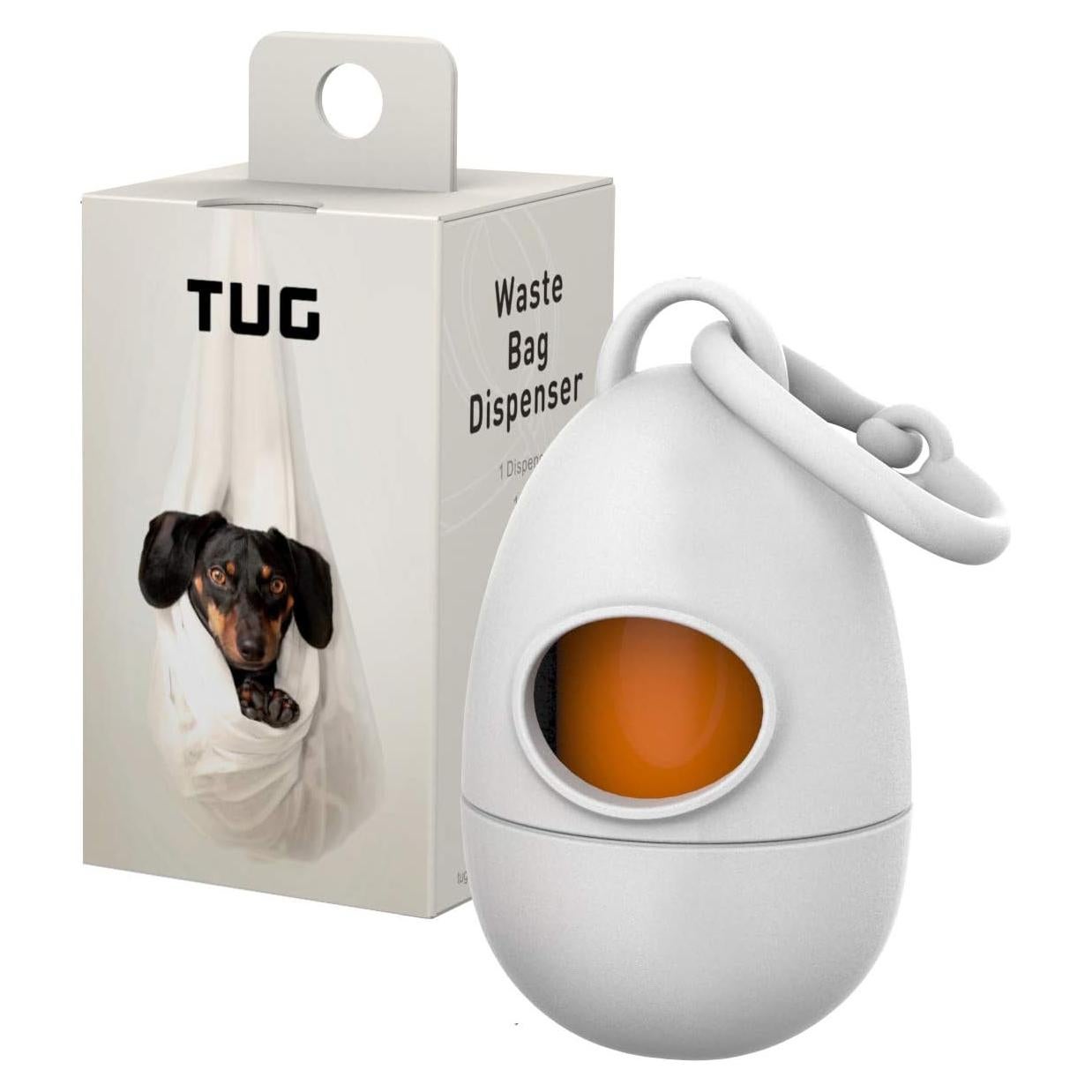 Dispensador de Bolsas para Desechos de Perro TUG Blanco con 240 Bolsas