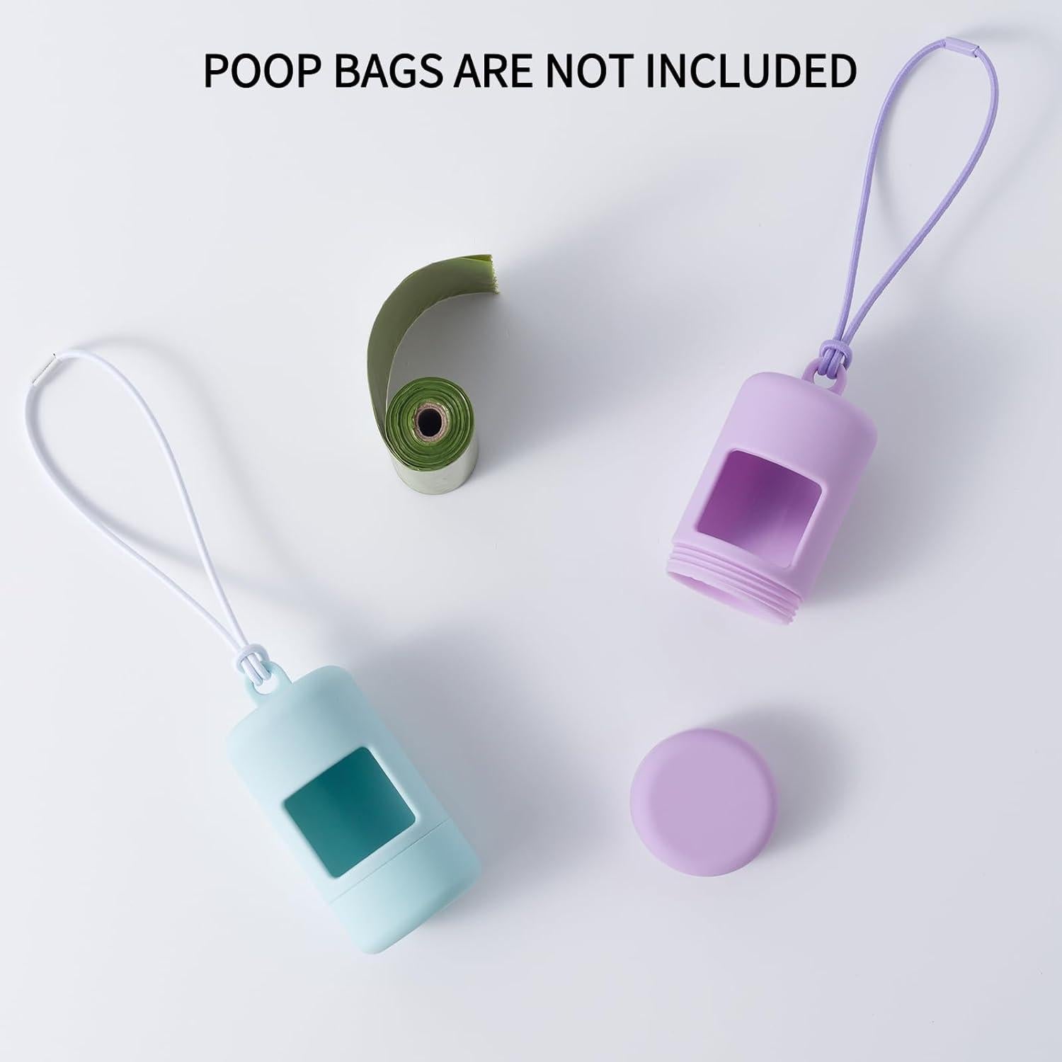 Dispensador de bolsas de excremento para perros SLSON - 2 unidades