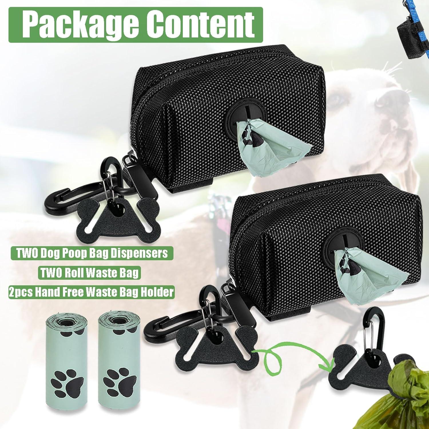 Dispensador de bolsas para excremento de perro Hilihali, 2 paquetes