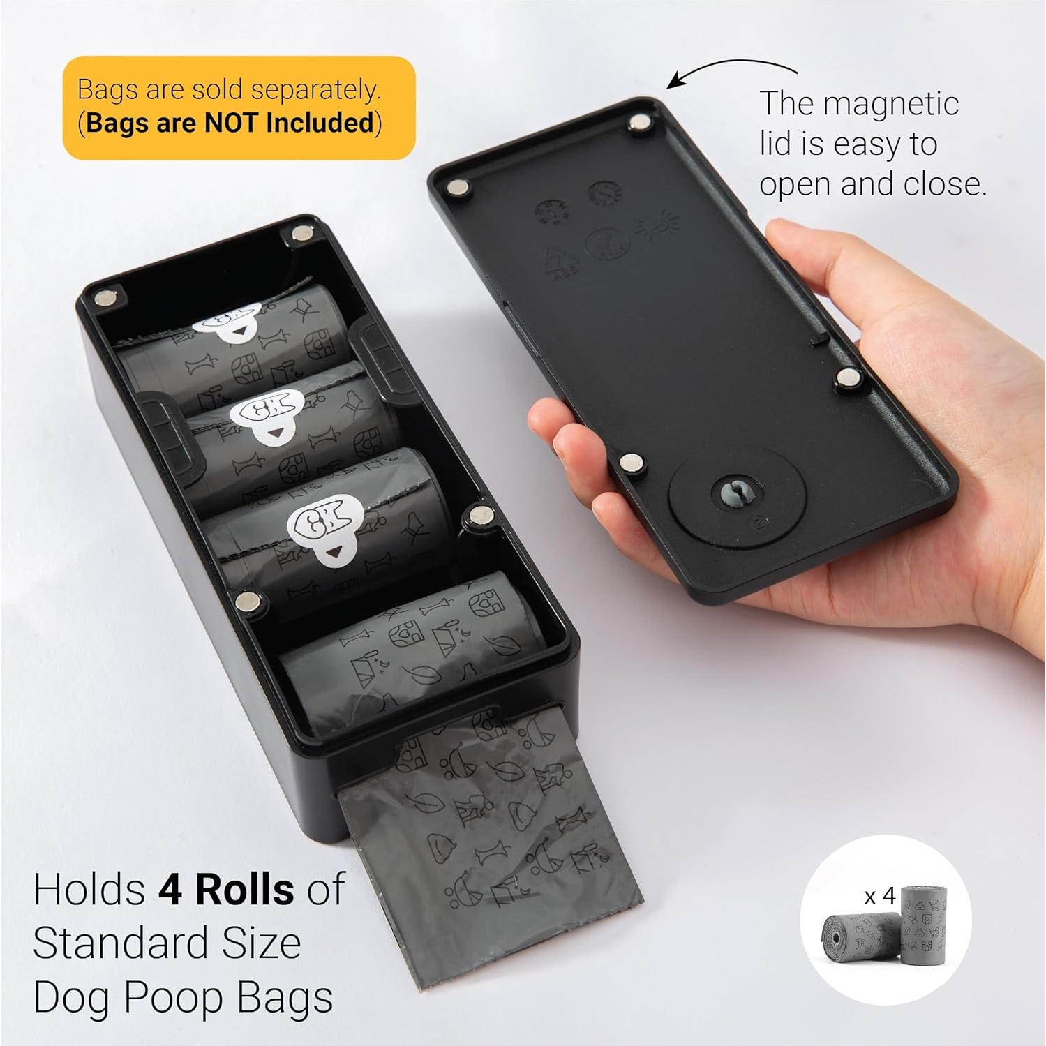 Dispensador de bolsas para excremento de perro SVD.PET Negro