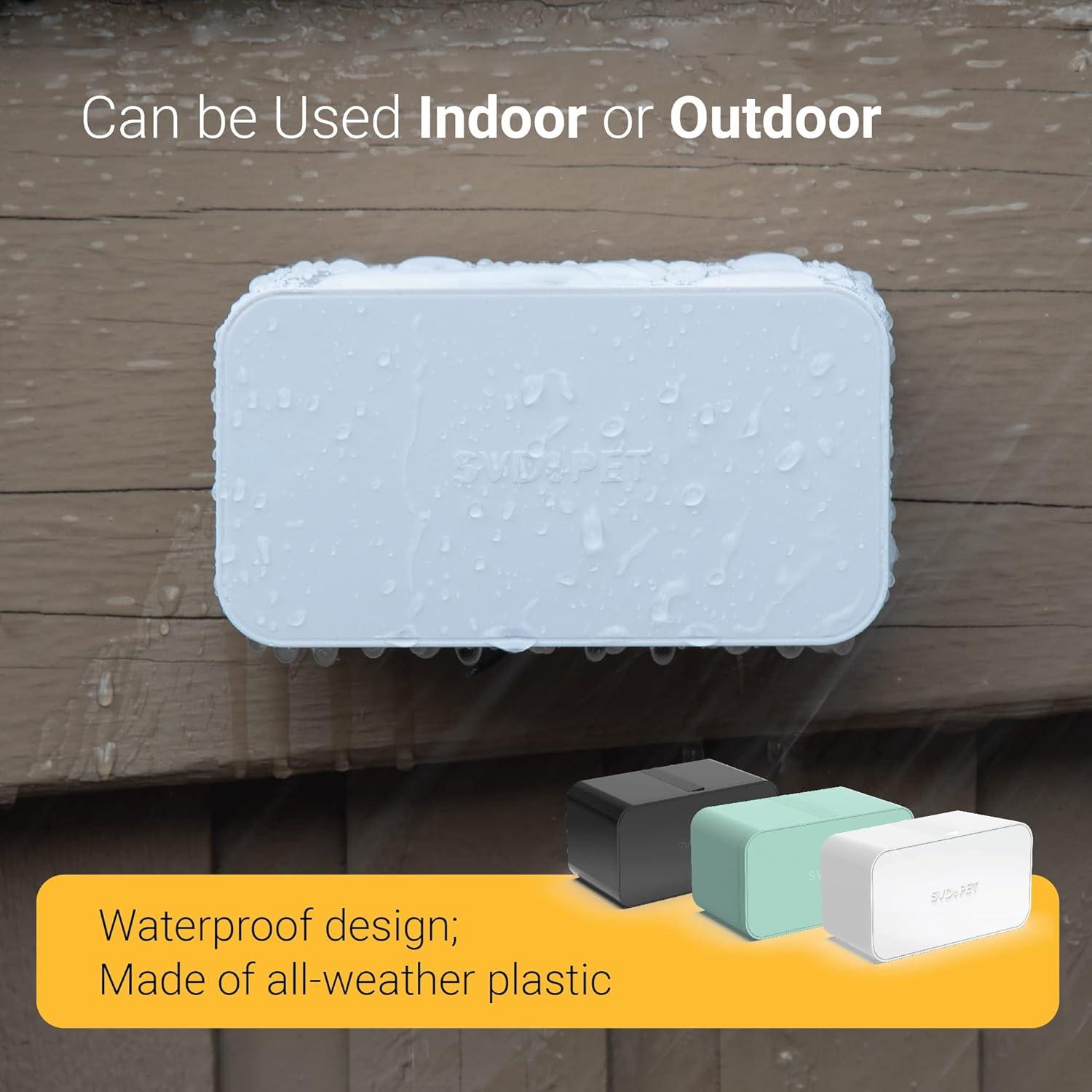 Dispensador de bolsas para excrementos de perro SVD.PET Negro