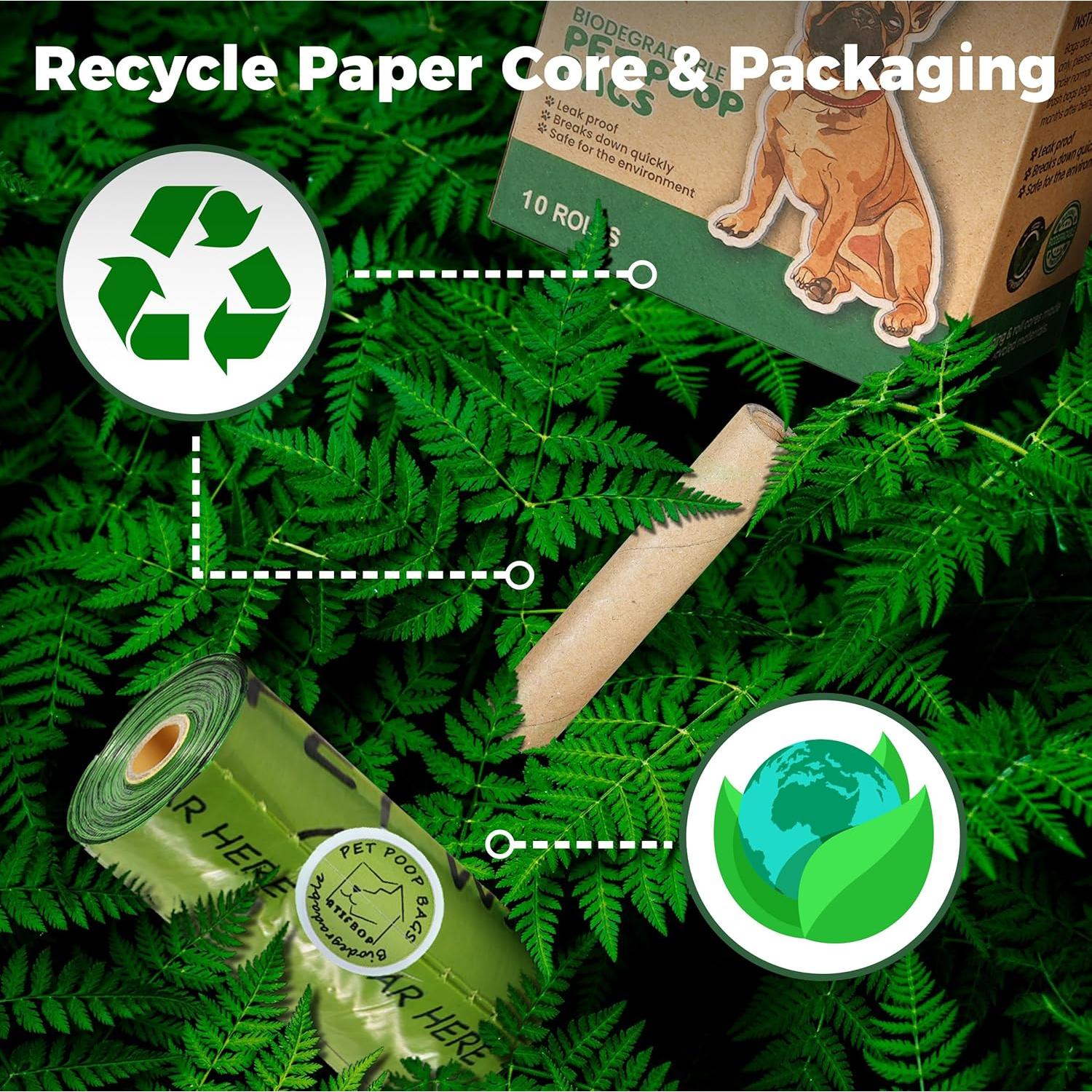 Bolsas de Caca Biodegradables ATIFBOP 360 Unidades con Fragancia