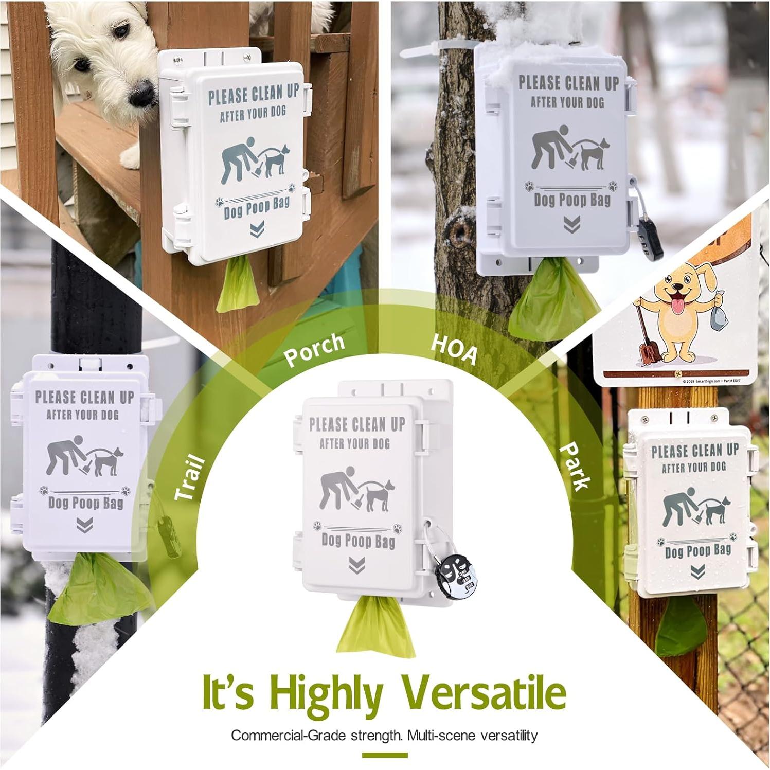 Dispensador de Bolsas para Perros STAYPOT Montable en Pared