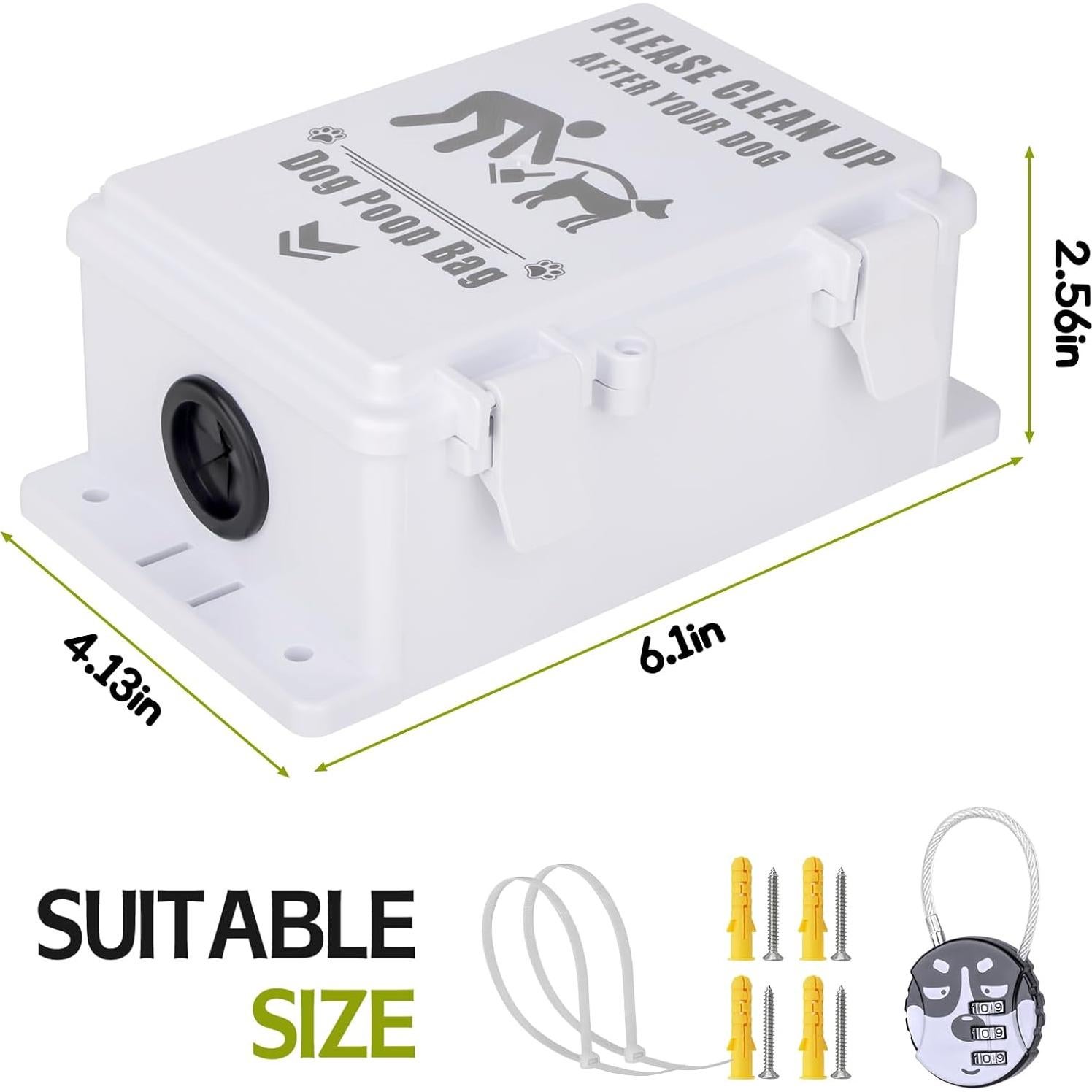 Dispensador de Bolsas para Perros STAYPOT Montable en Pared