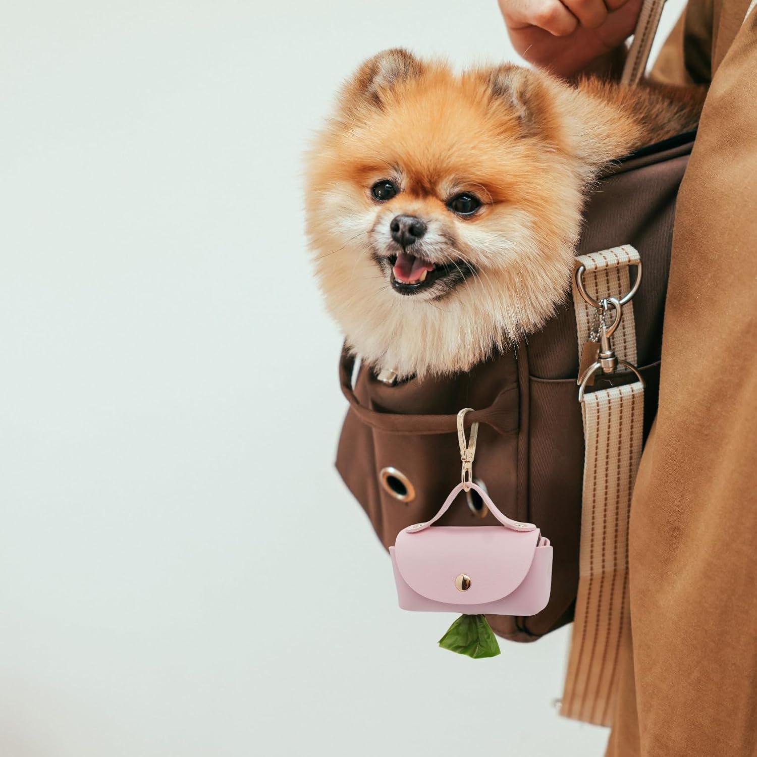 Dispensador de Bolsa de Excremento para Perros ENWIQUE Rosa