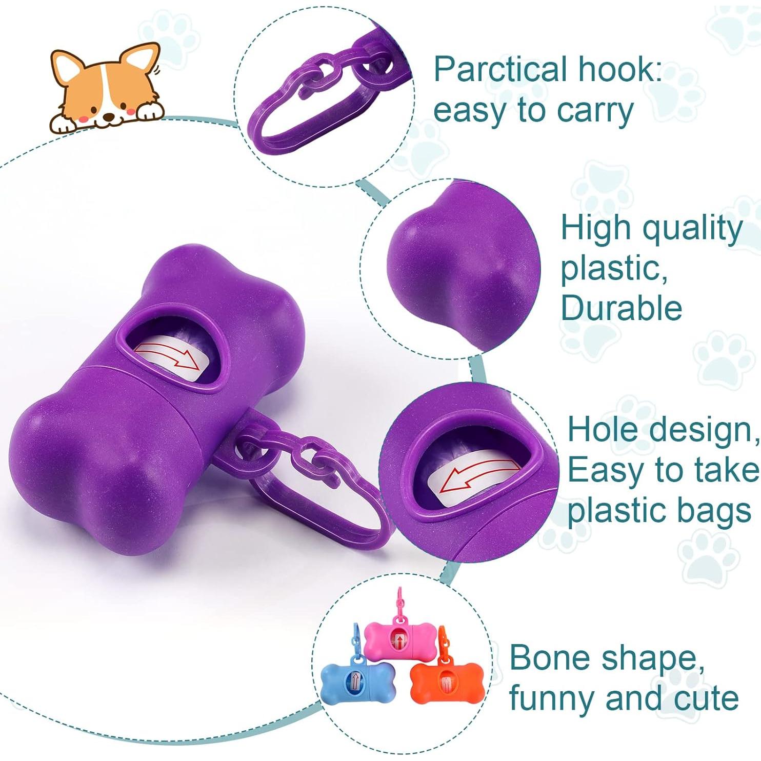 Dispensadores de Bolsas de Excremento Zhehao 120 Pcs 8 Colores