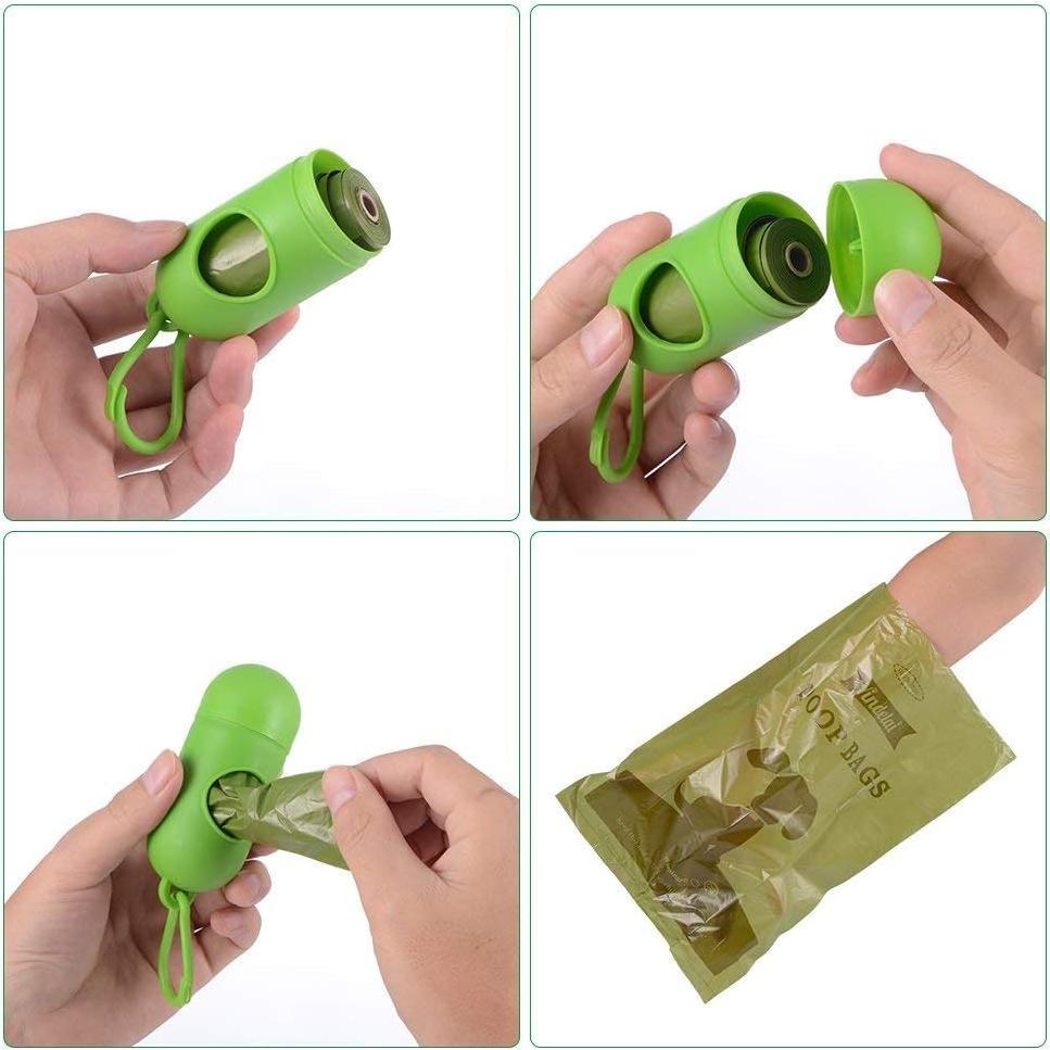 Bolsas de Excremento de Perro Biodegradables BOTEWO 450 Cuentas