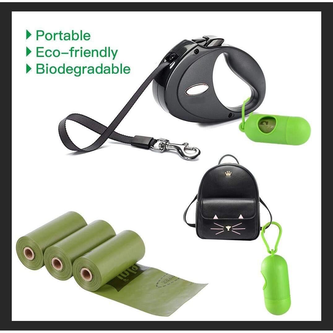 Bolsas de Excremento de Perro Biodegradables BOTEWO 450 Cuentas