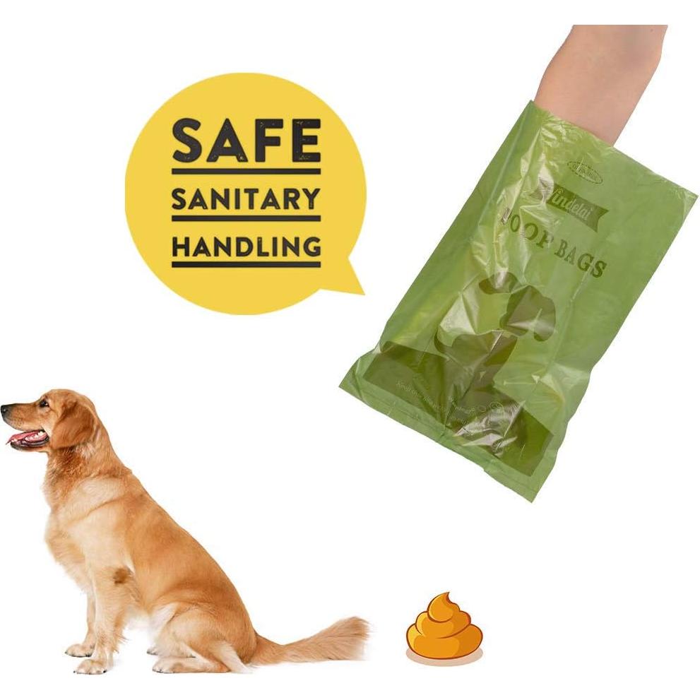 Bolsas de Excremento de Perro Biodegradables BOTEWO 450 Cuentas