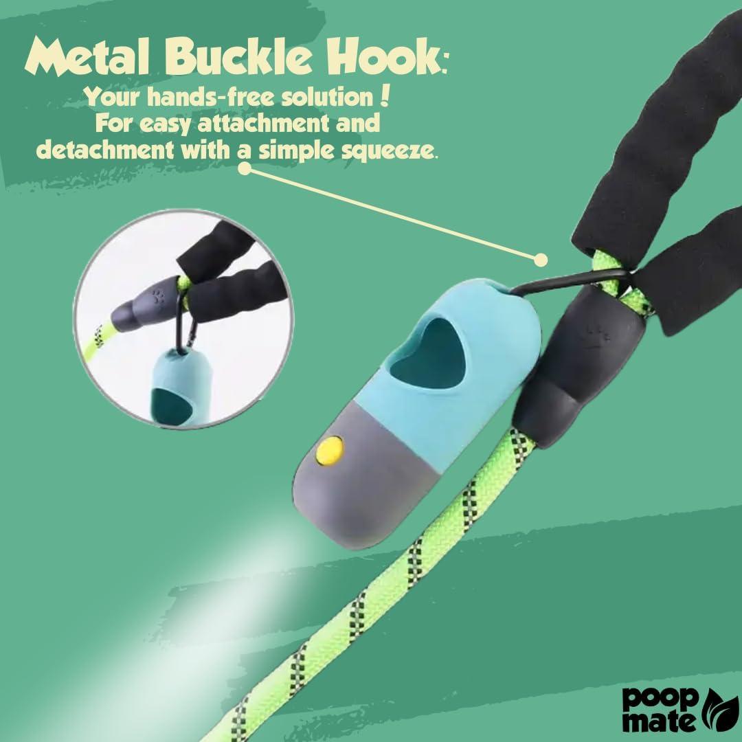 Dispensador de Bolsas de Excremento de Perro Poop Mate con Linterna LED