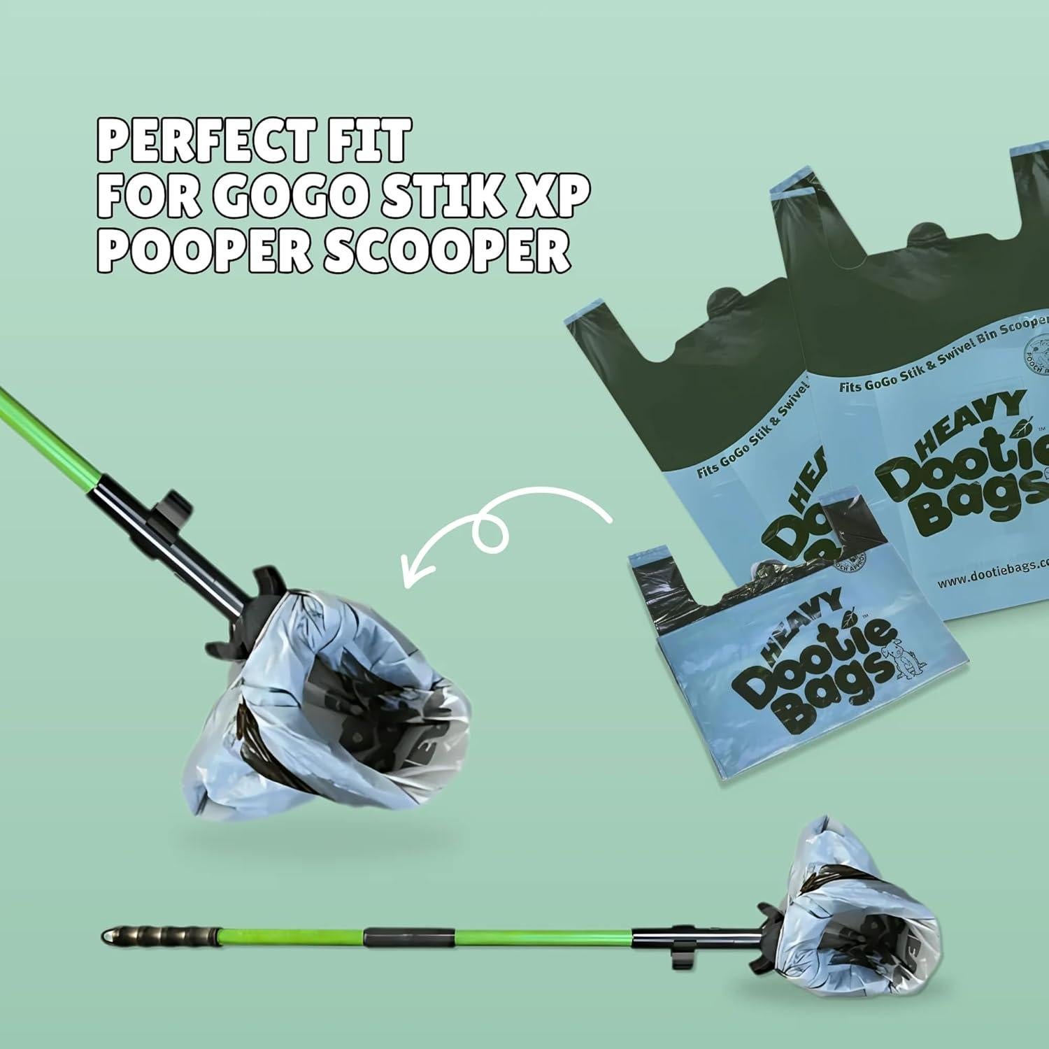 Bolsas Dootie Pesadas GoGo Stik - 100 Unidades 45.7x27.9cm