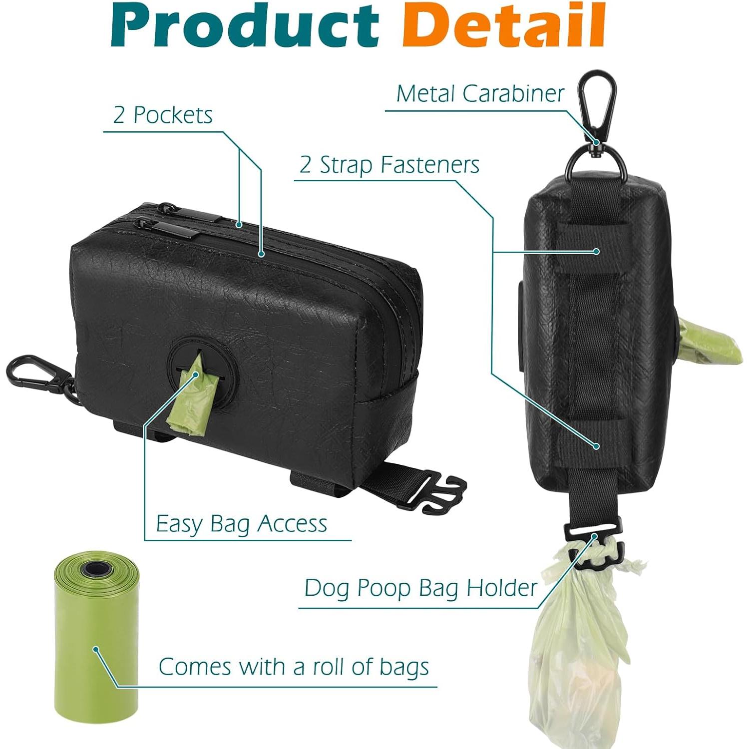 Dispensador de Bolsas de Excremento para Perros PetBonus Negro