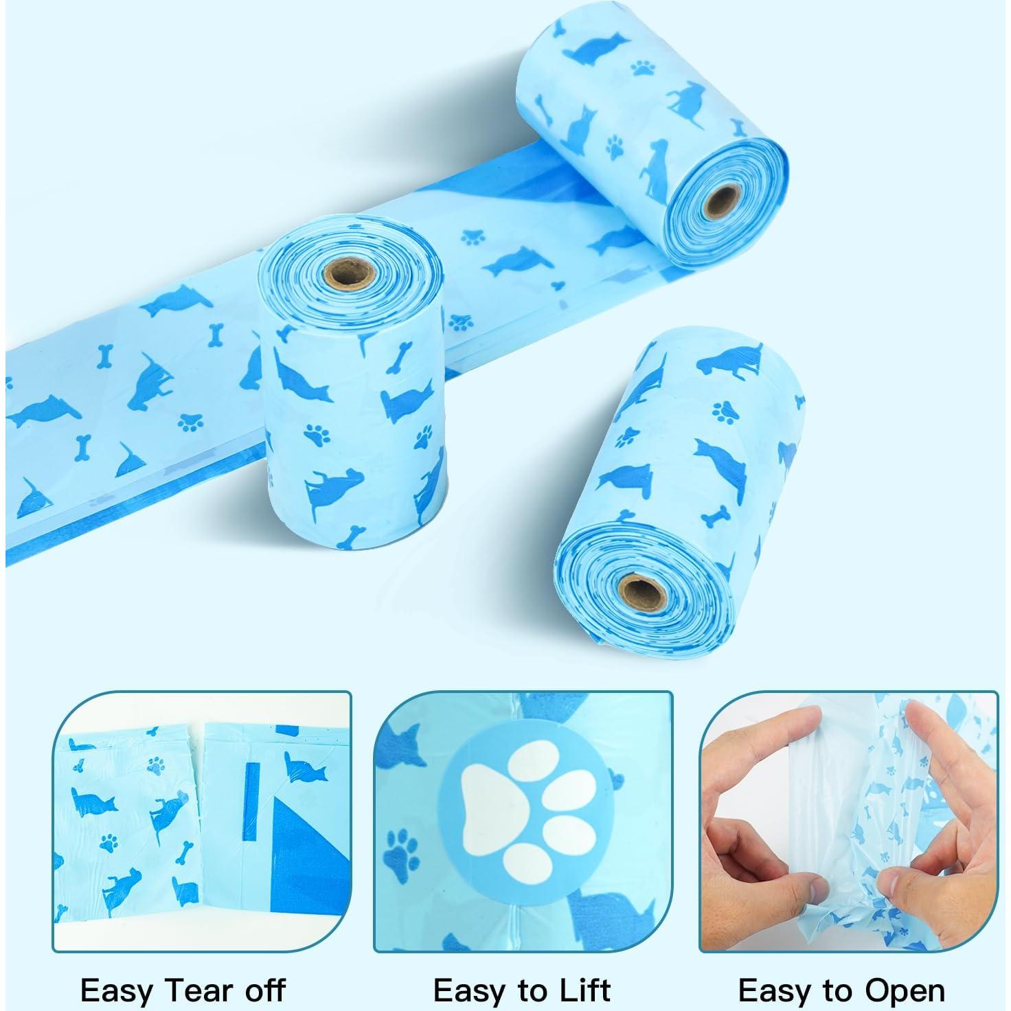 Bolsas de Popo para Perros Joyeux 240 Unidades a Prueba de Fugas