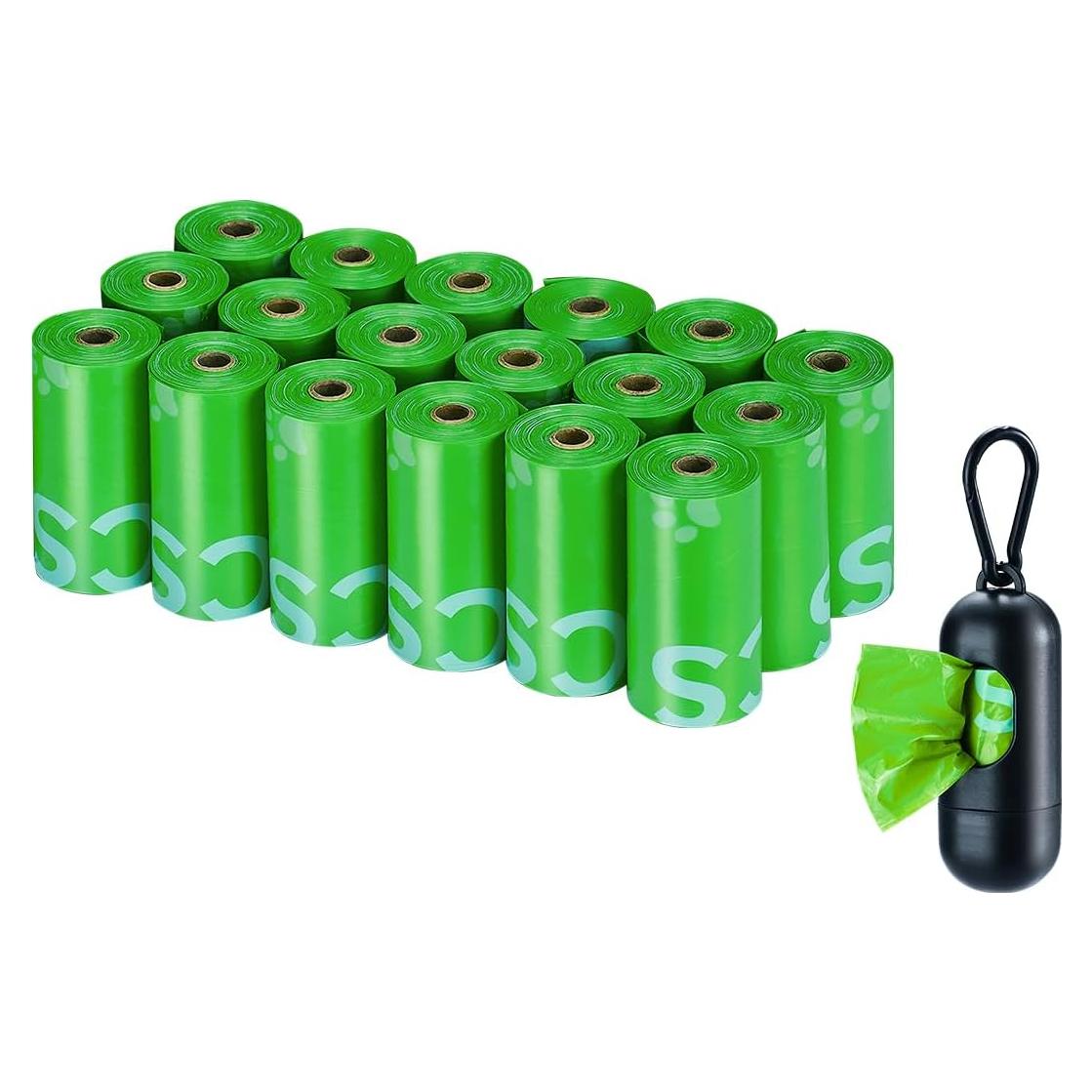 Bolsas de Desechos para Perros Typlastics 270 Unidades Verde Lima