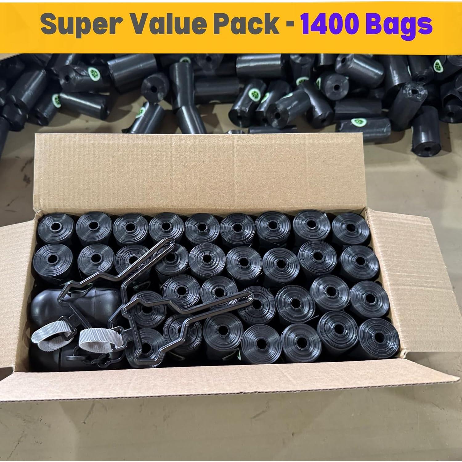 Bolsas Biodegradables para Perros CHEFNENO 1400 Unidades