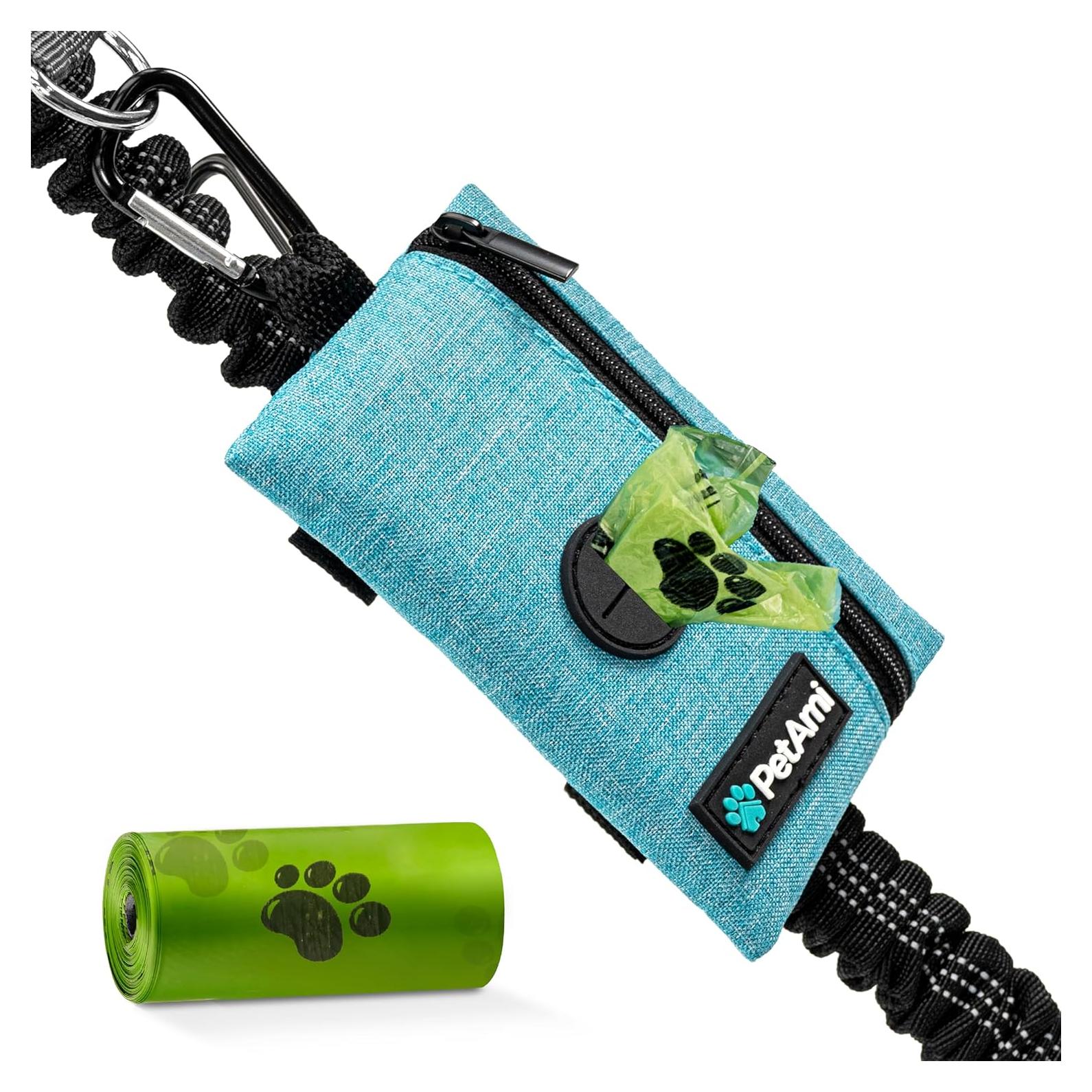 Dispensador de bolsas de excremento para perros PetAmi azul