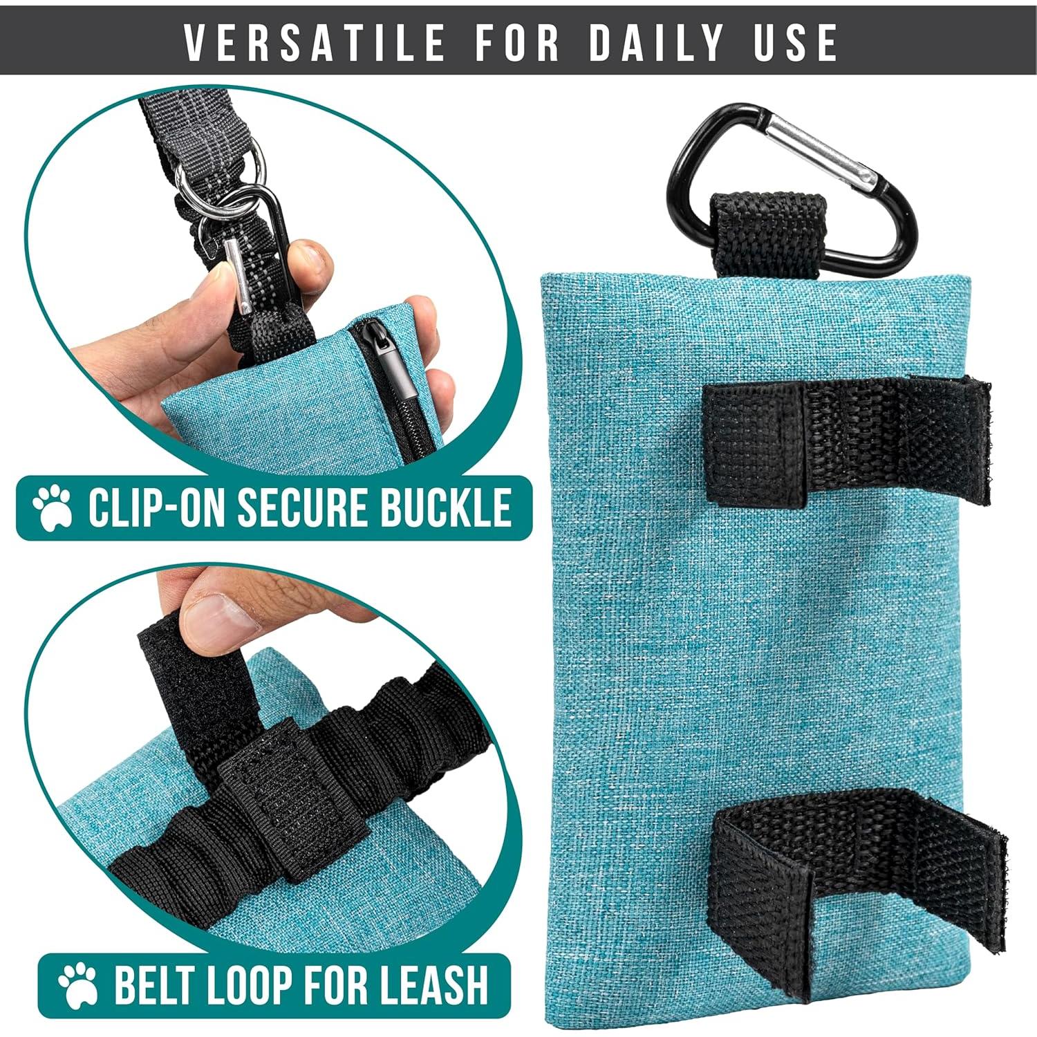 Dispensador de bolsas de excremento para perros PetAmi azul