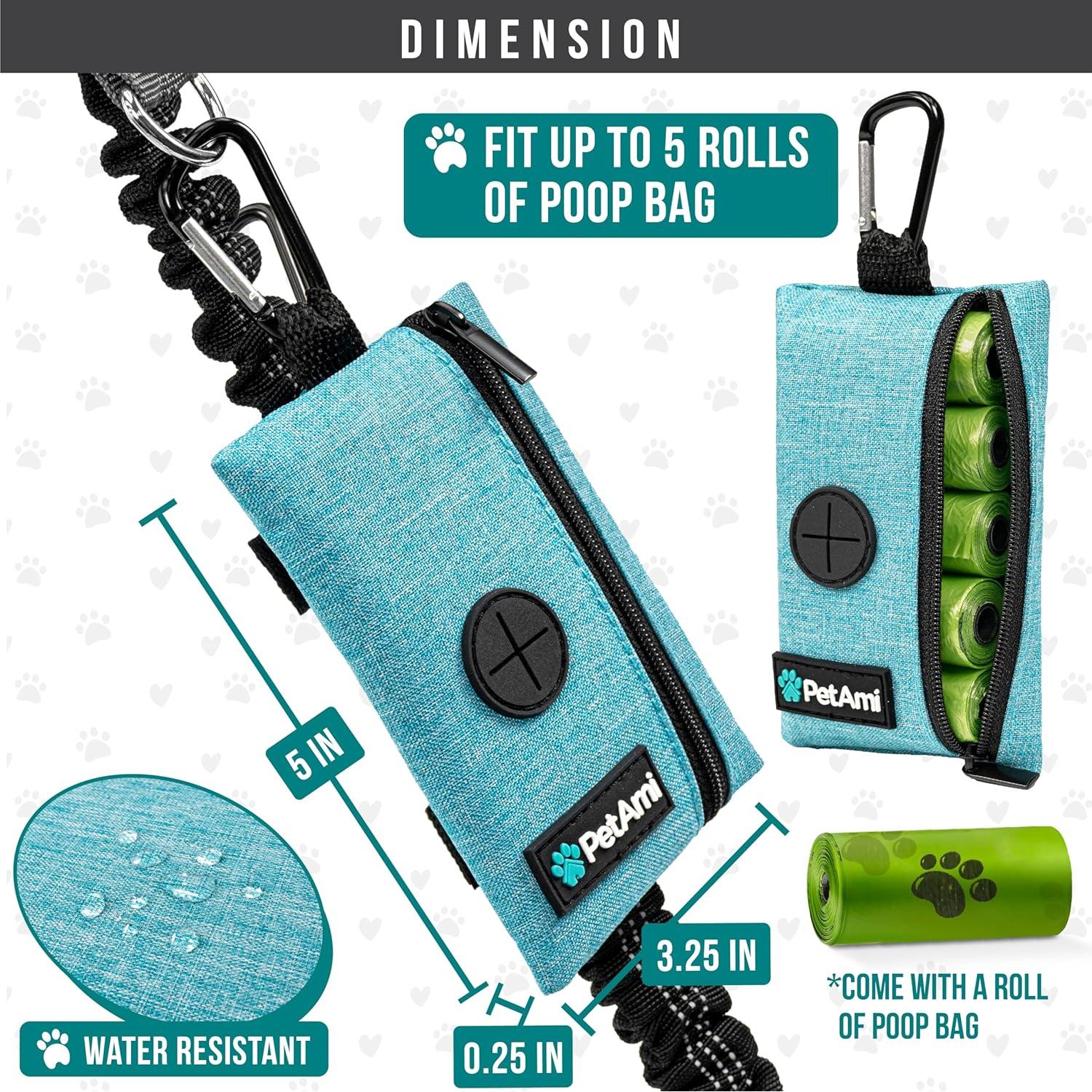 Dispensador de bolsas de excremento para perros PetAmi azul