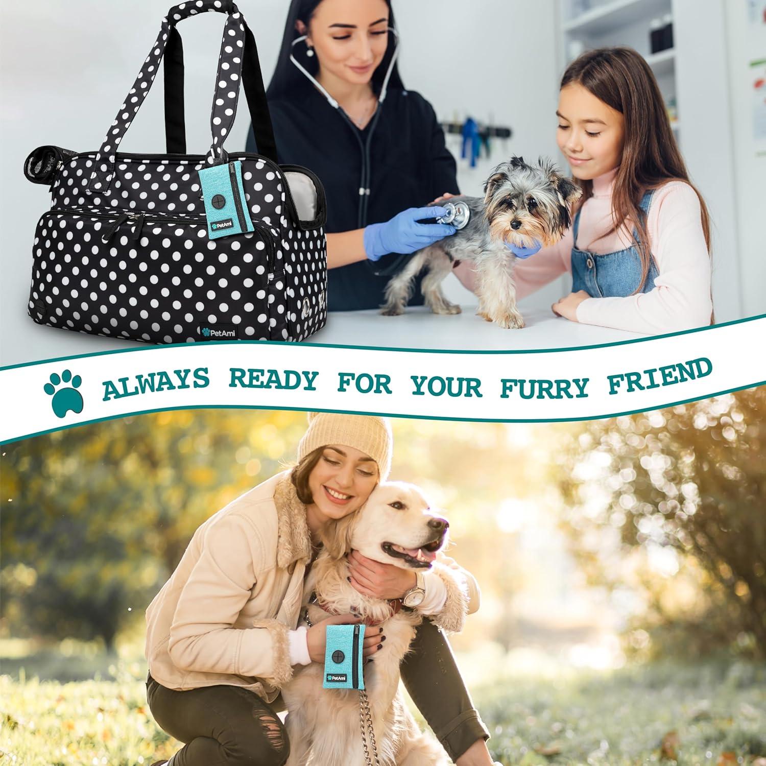 Dispensador de bolsas de excremento para perros PetAmi azul