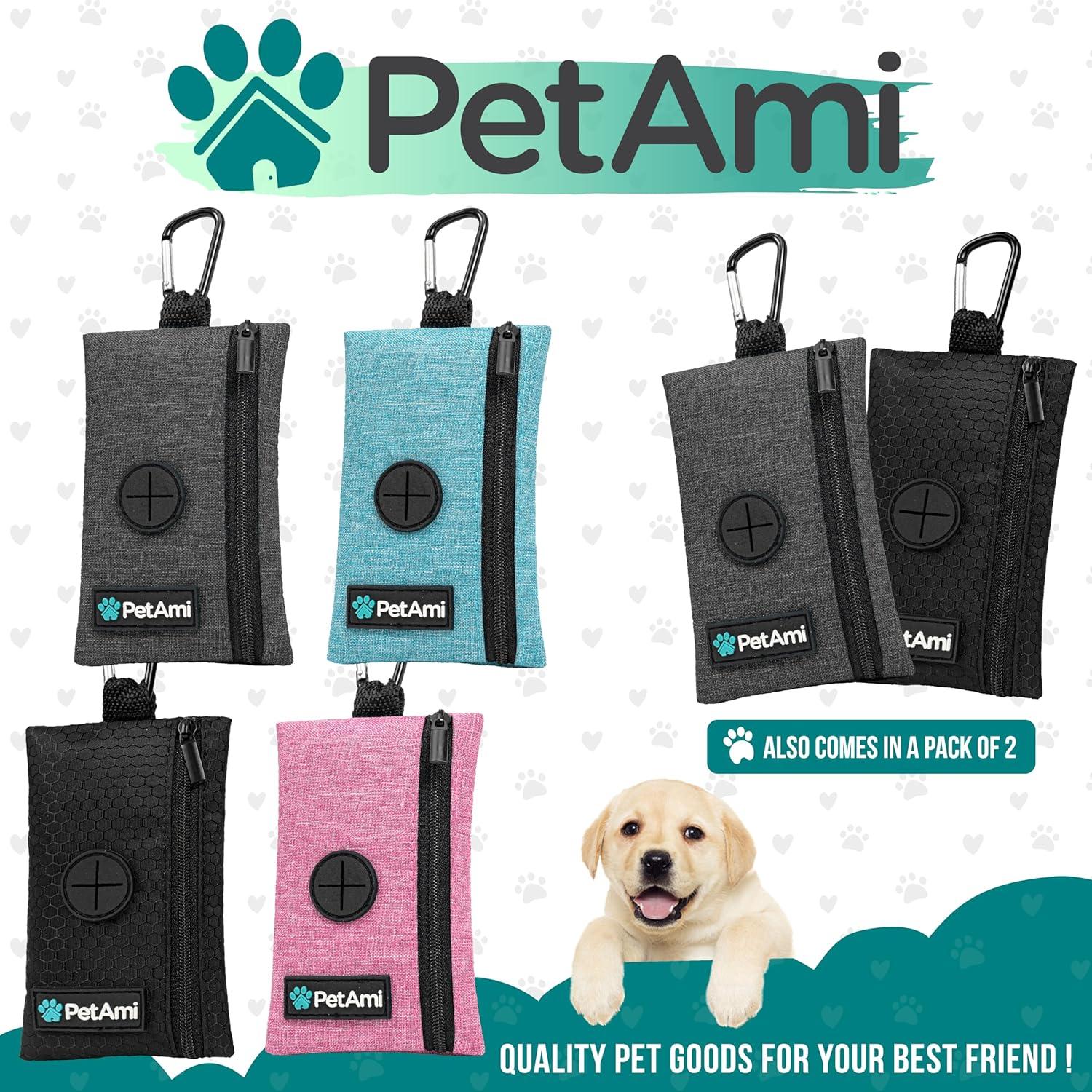 Dispensador de bolsas de excremento para perros PetAmi azul