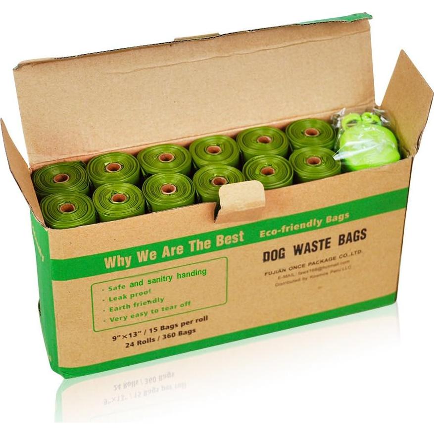 Bolsas de Poop para Perros ECO-CLEAN 360 Unidades Sin Fragancia