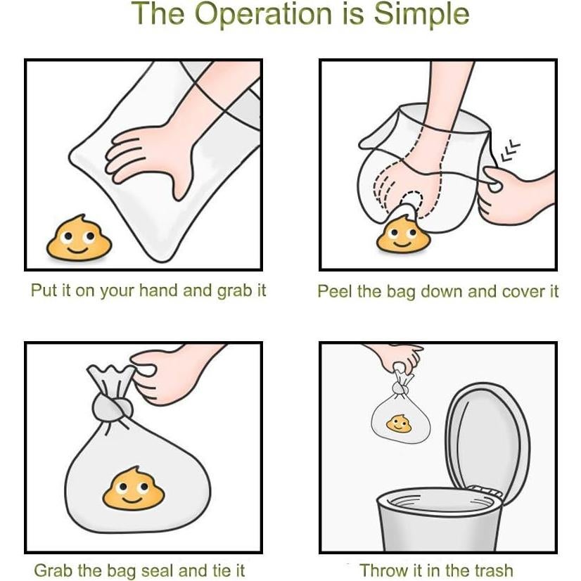 Bolsas de Poop para Perros ECO-CLEAN 360 Unidades Sin Fragancia