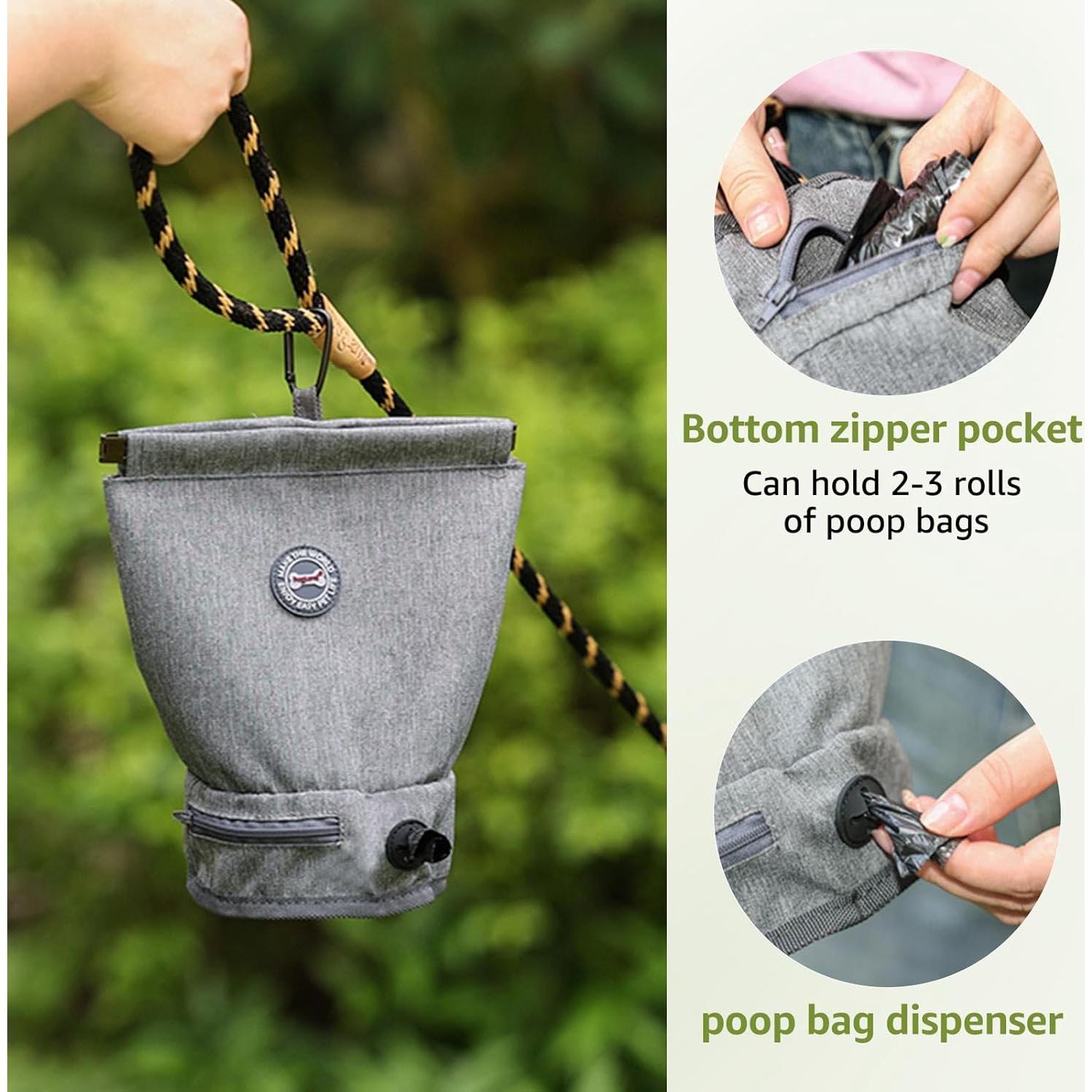 Soporte para bolsas de desechos de perro TIGOADT gris 1.45 kg