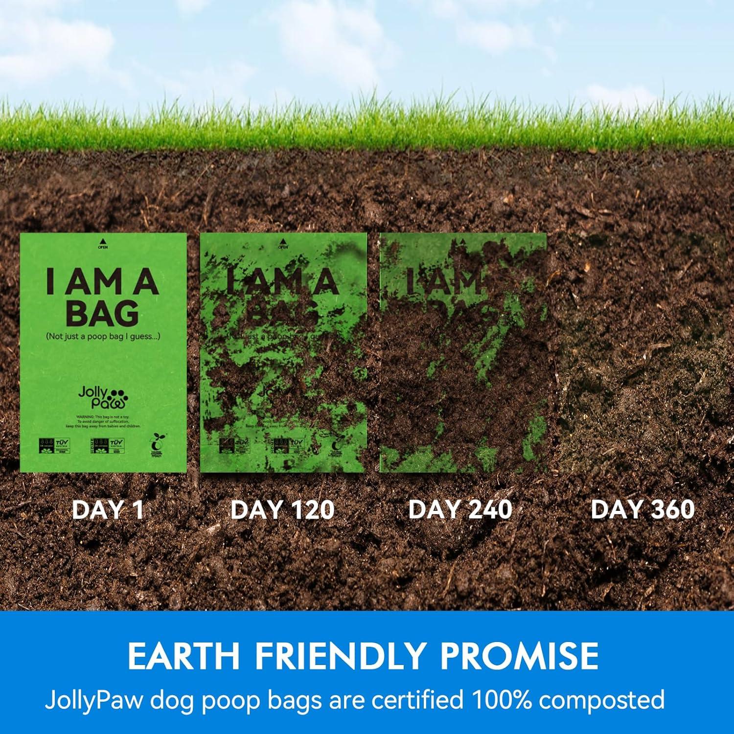 Bolsas de Excremento para Perro JollyPaw 240 Piezas Aromatizadas