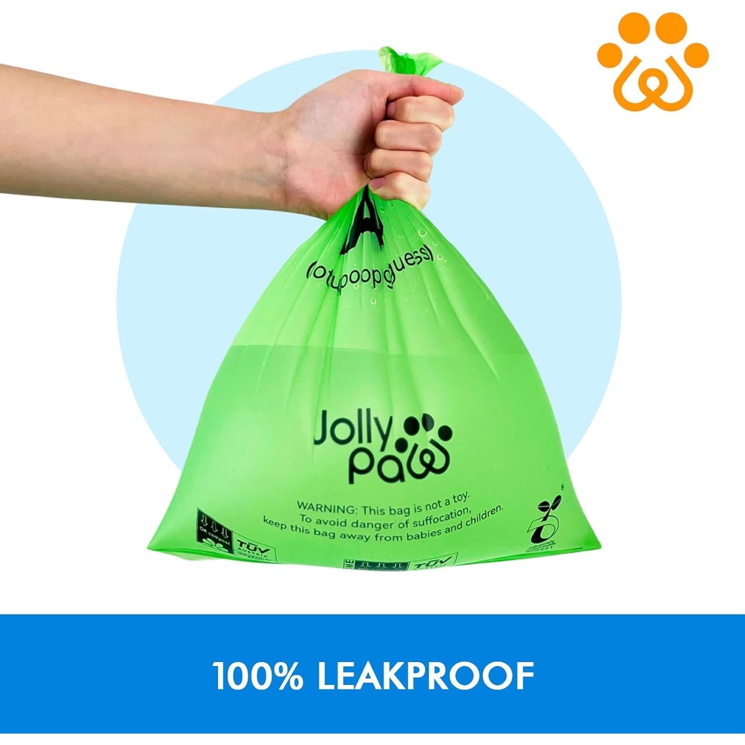Bolsas de Excremento para Perro JollyPaw 240 Piezas Aromatizadas