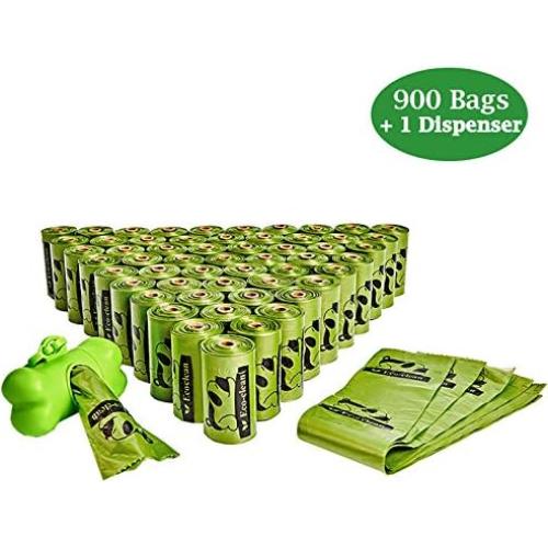 Bolsas de Excremento de Perro ECO-CLEAN 900 Unidades Sin Fragancia