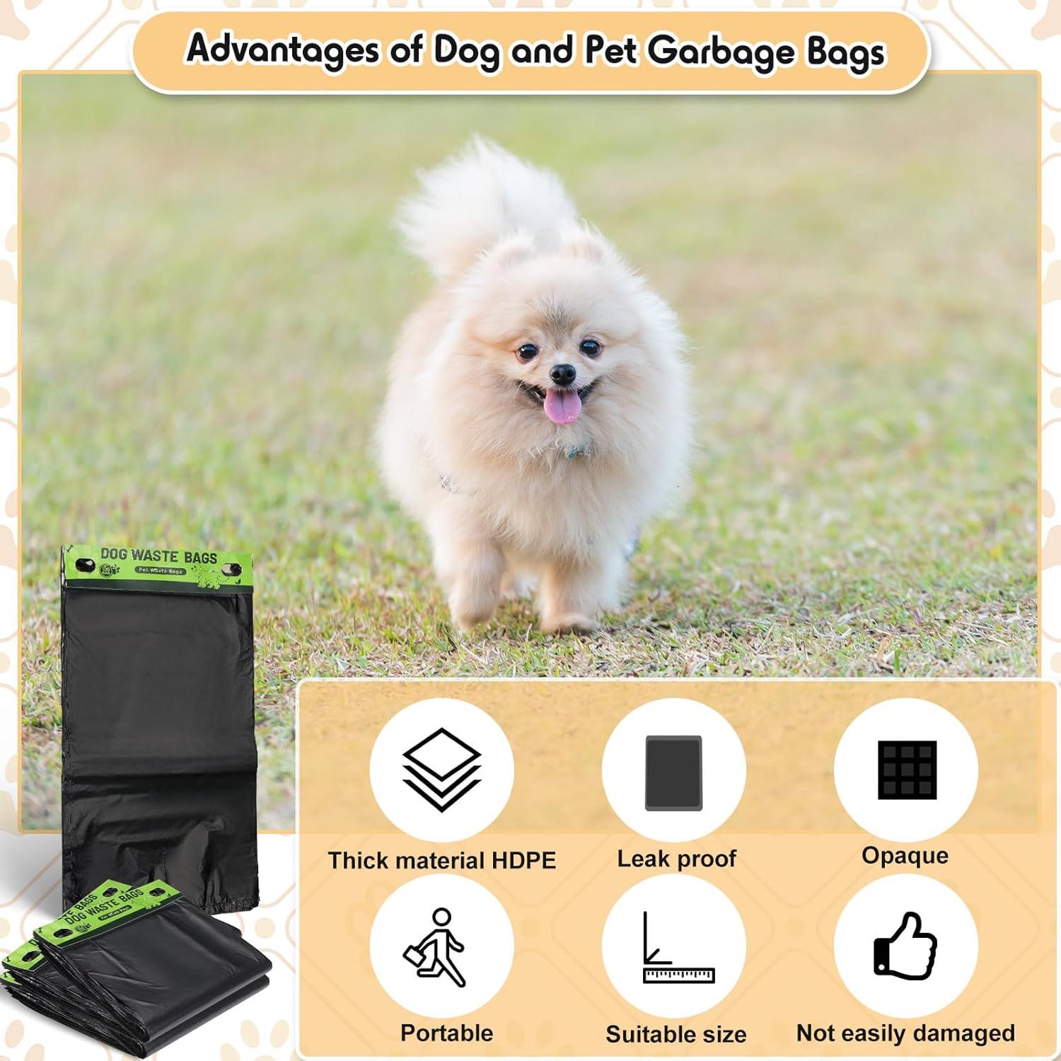 Bolsas de Desechos para Perros Ireer 1000 Pcs a Prueba de Fugas