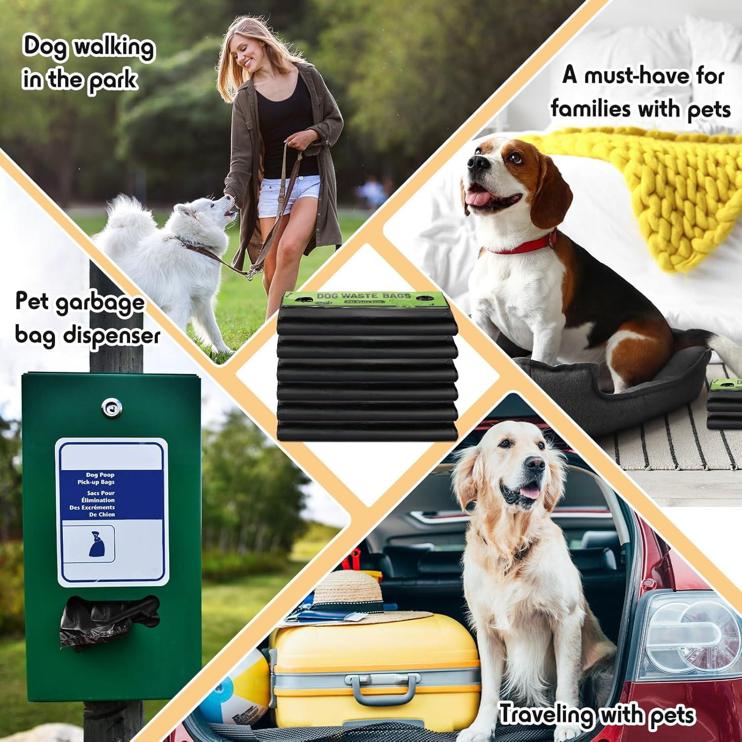 Bolsas de Desechos para Perros Ireer 1000 Pcs a Prueba de Fugas