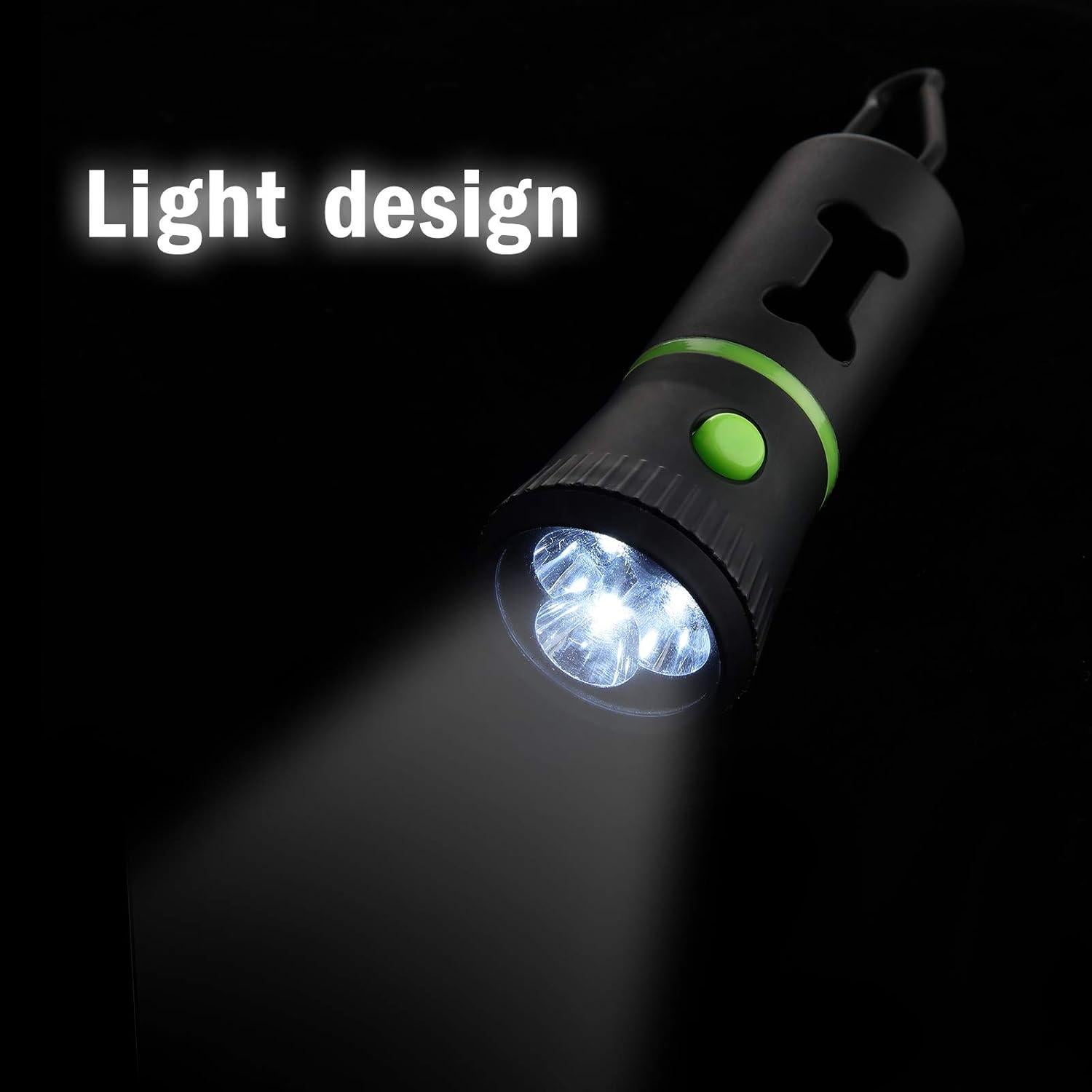 Dispensador de Bolsas de Excremento de Perro Mudder con Linterna LED - 2 Piezas