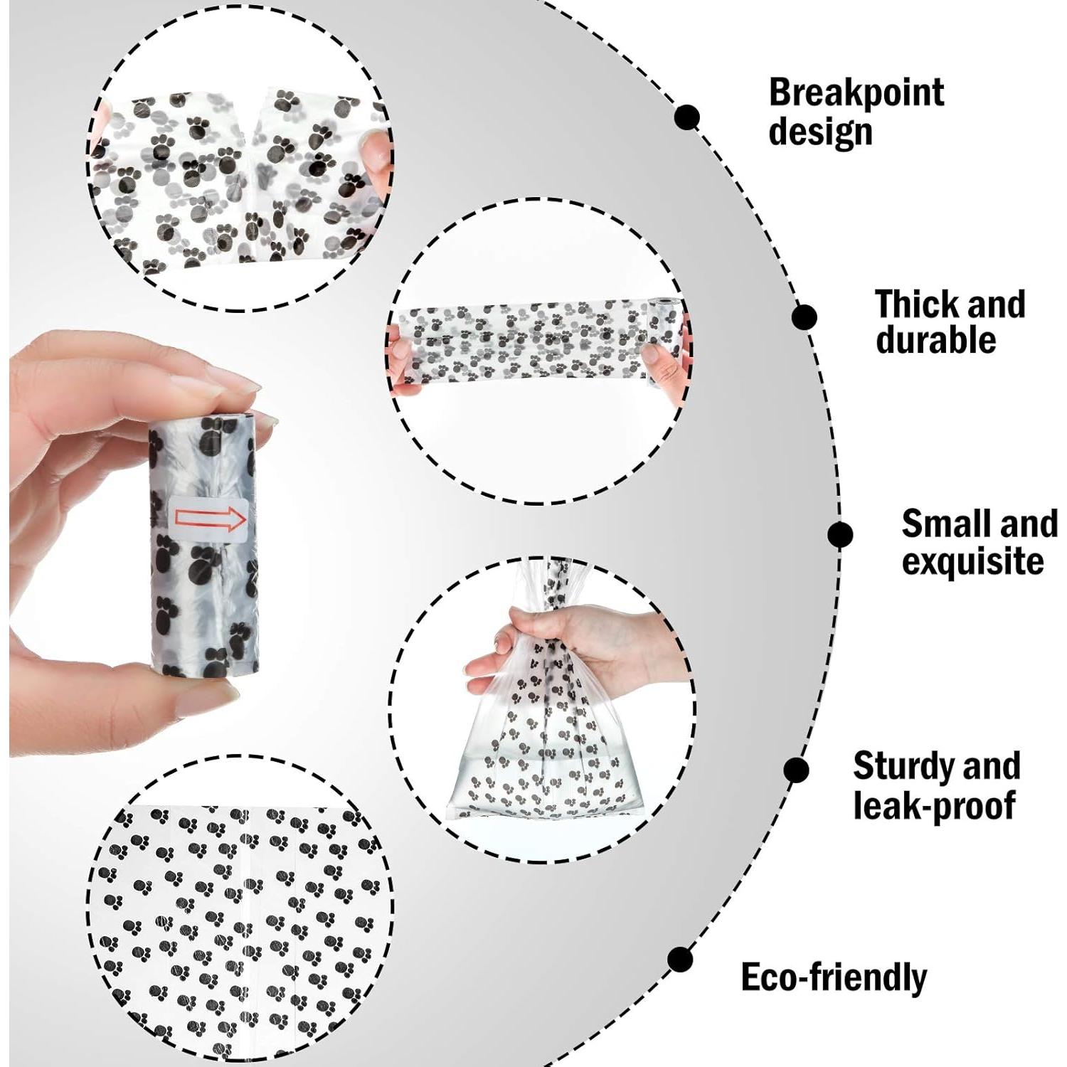 Dispensador de Bolsas de Excremento de Perro Mudder con Linterna LED - 2 Piezas