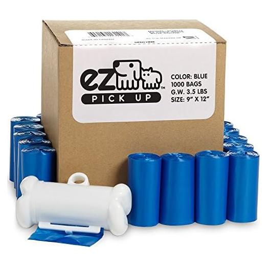 Bolsas de Desechos para Perros EZ Pick Up 1000 Unidades Azul
