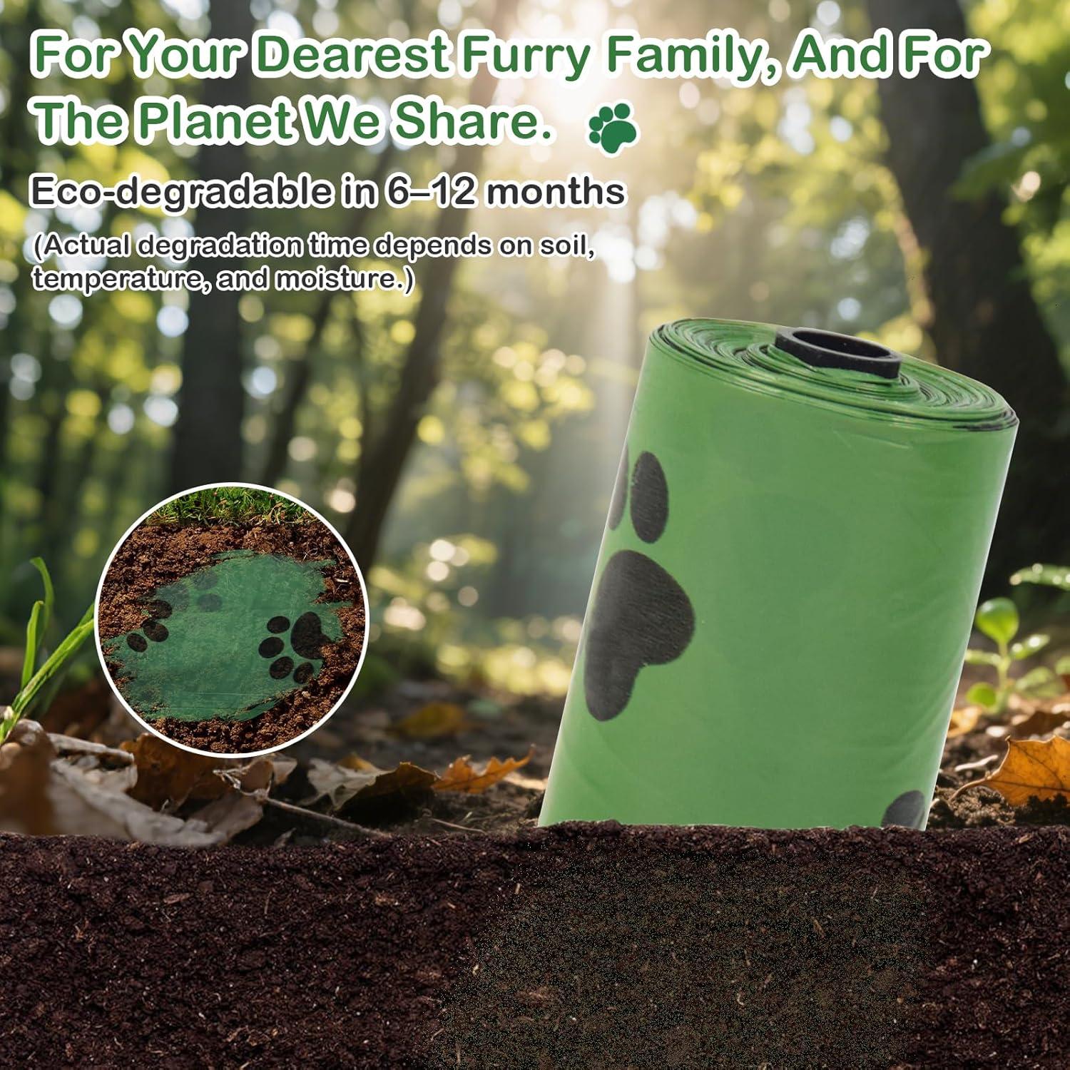 Bolsas Biodegradables para Desechos de Mascotas Lemical 240 Unidades